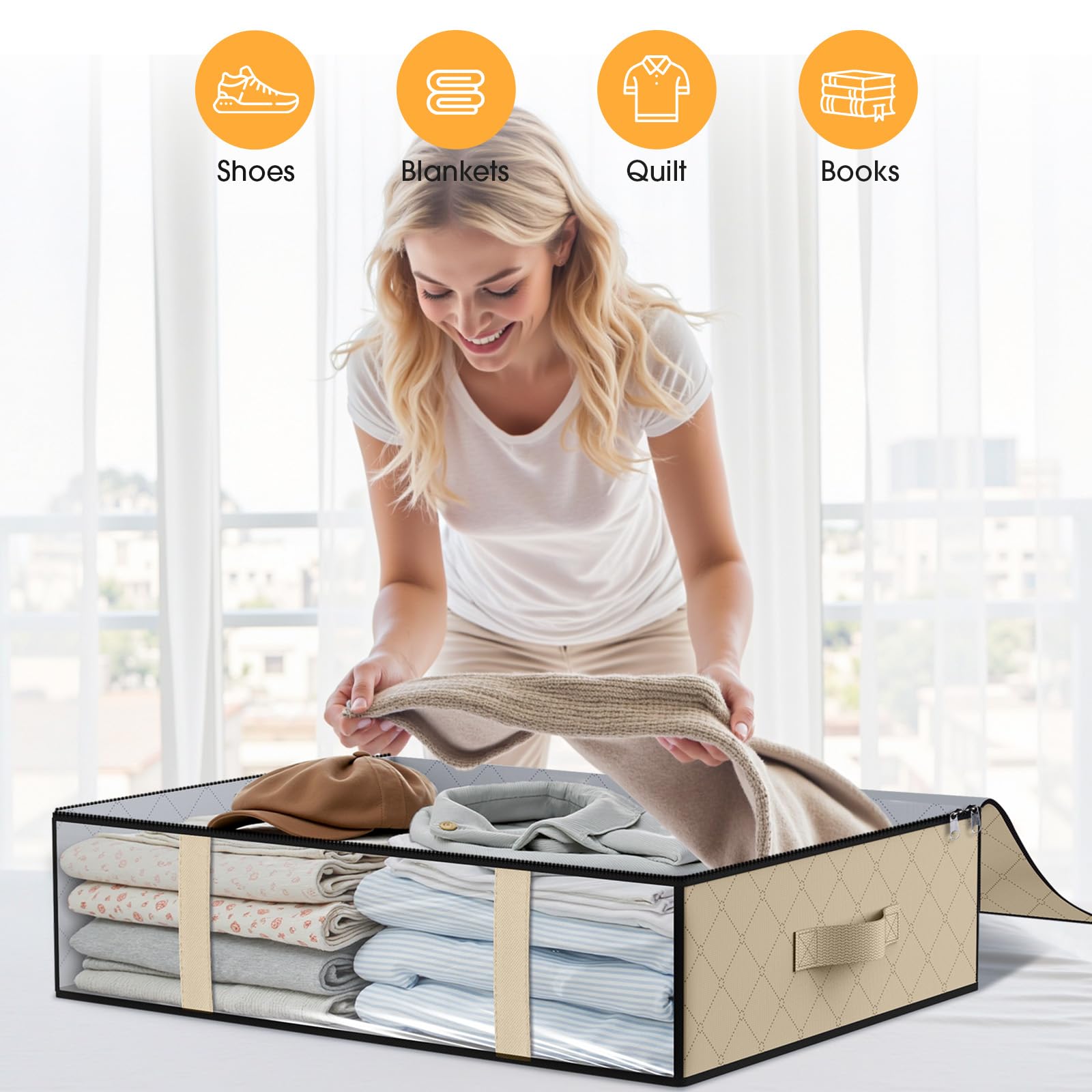 Under Bed Storage Bags (2 Count)