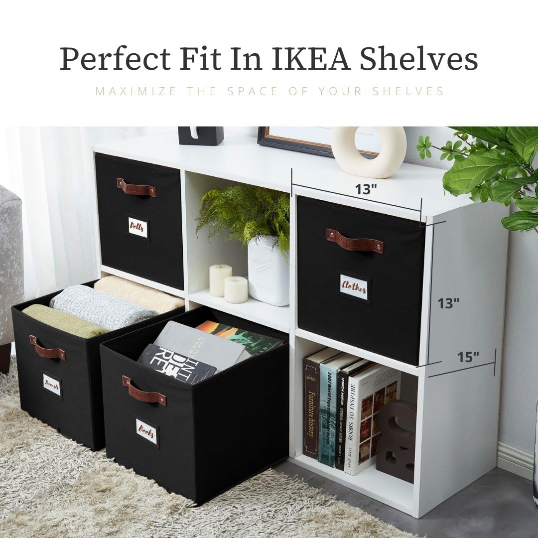Storage Bins Storage Baskets for Shelves (4 Count)