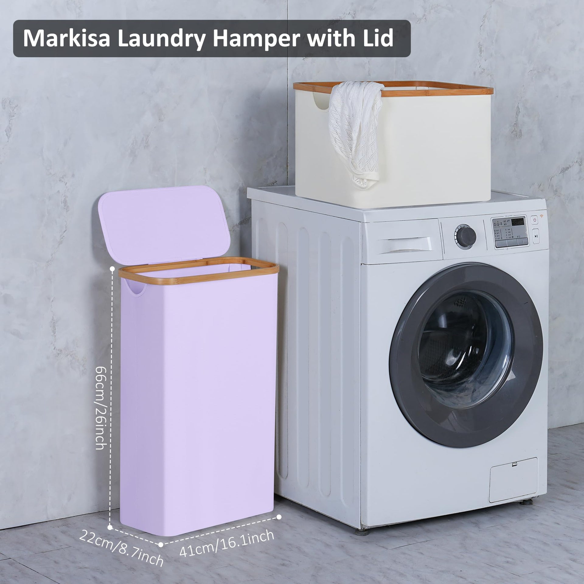 Slim Laundry Basket