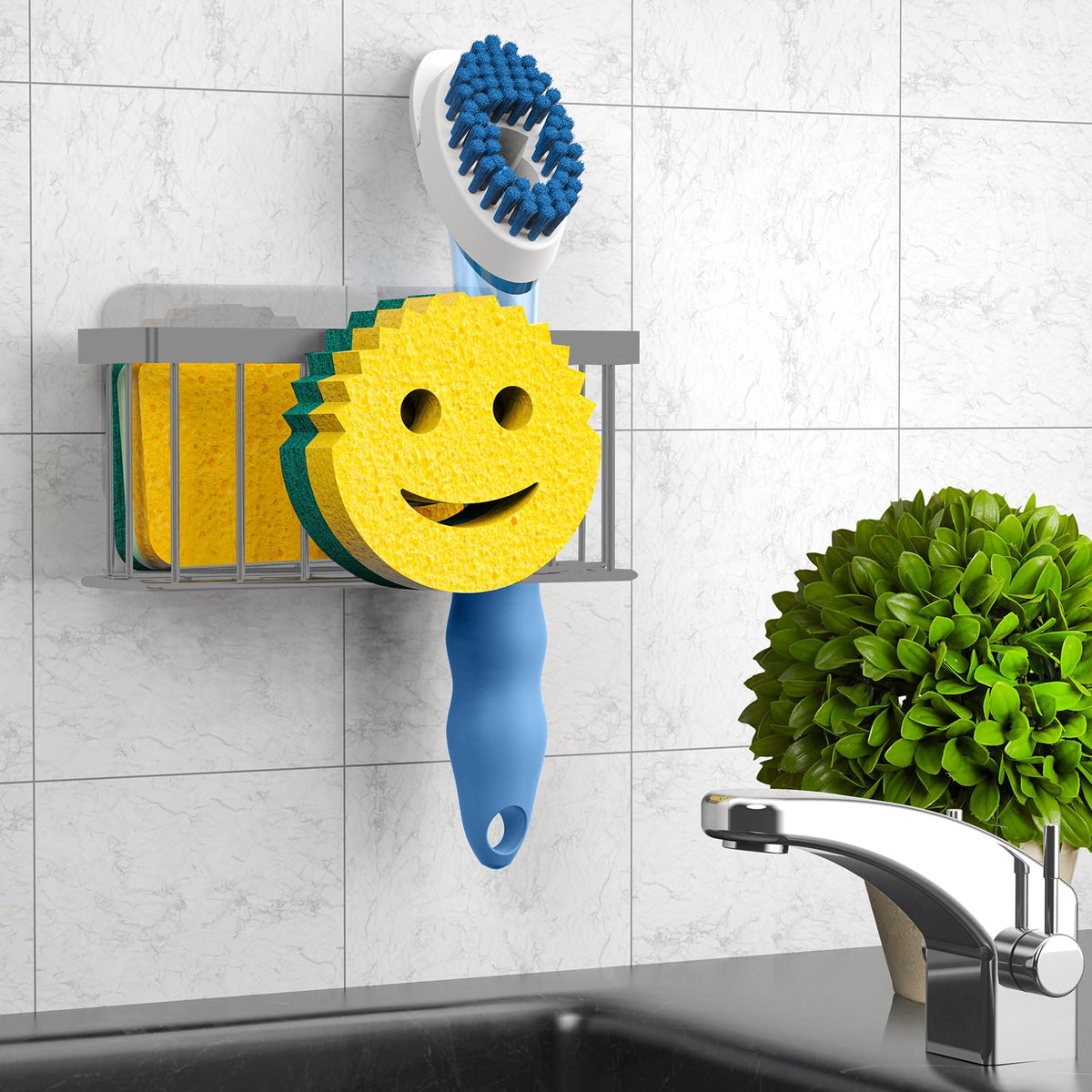 Sponge Holder Smiley Face