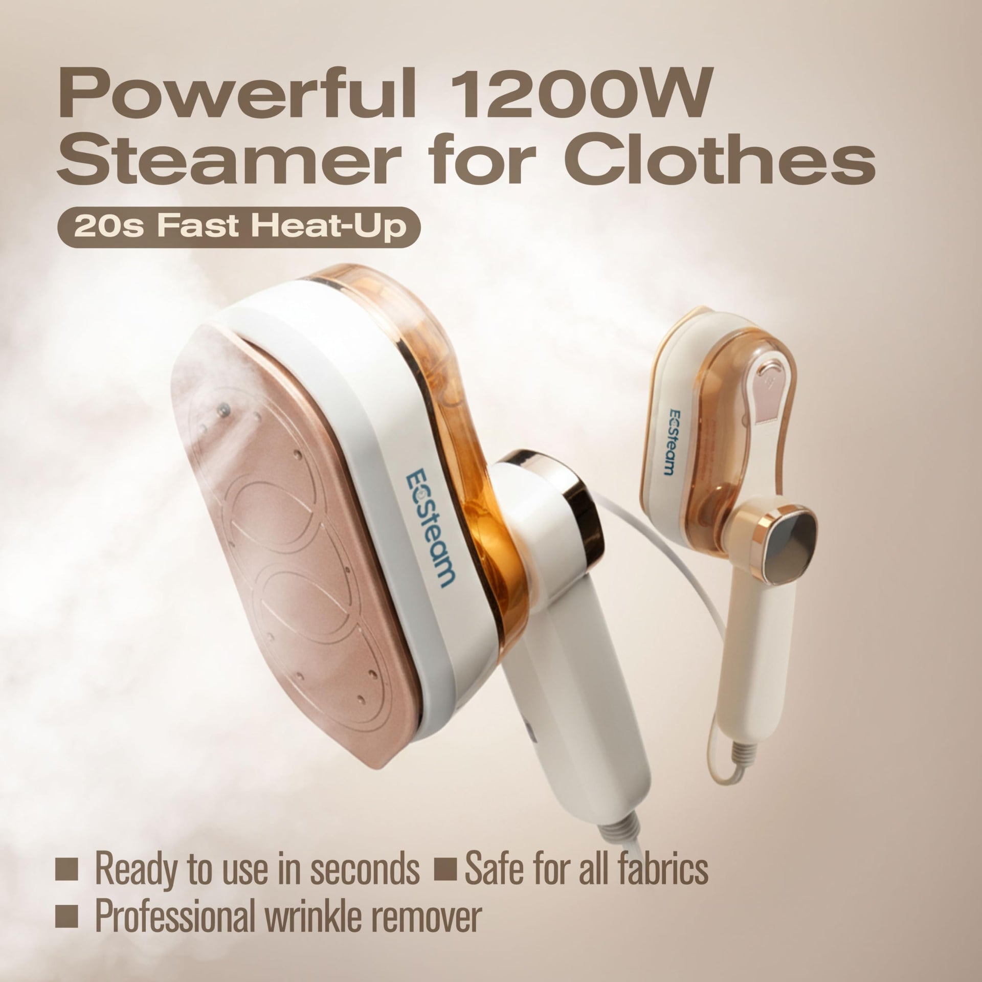 Steamer for Clothes & Steam Iron 2