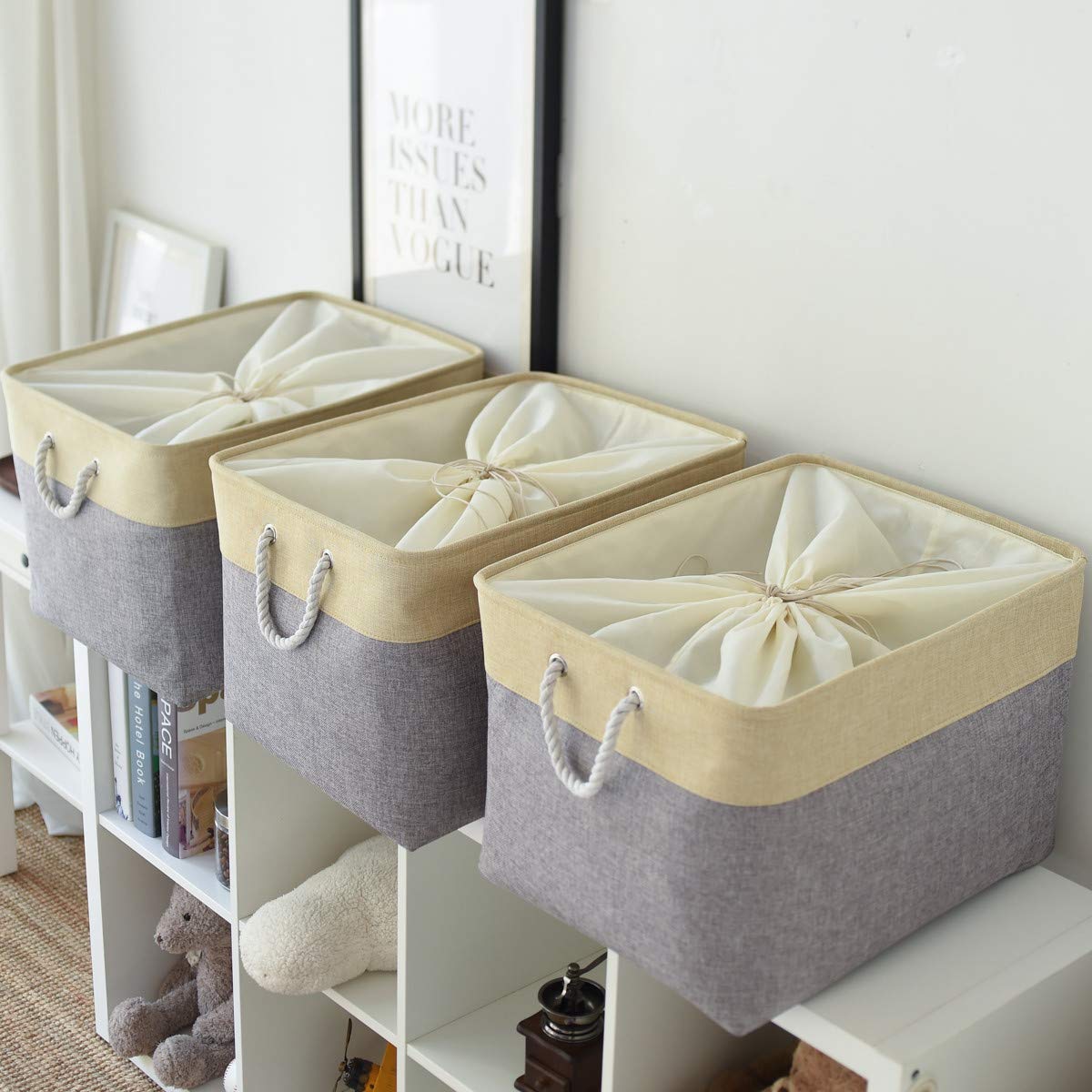 Storage Bins Baskets for Organizing (3 Count)