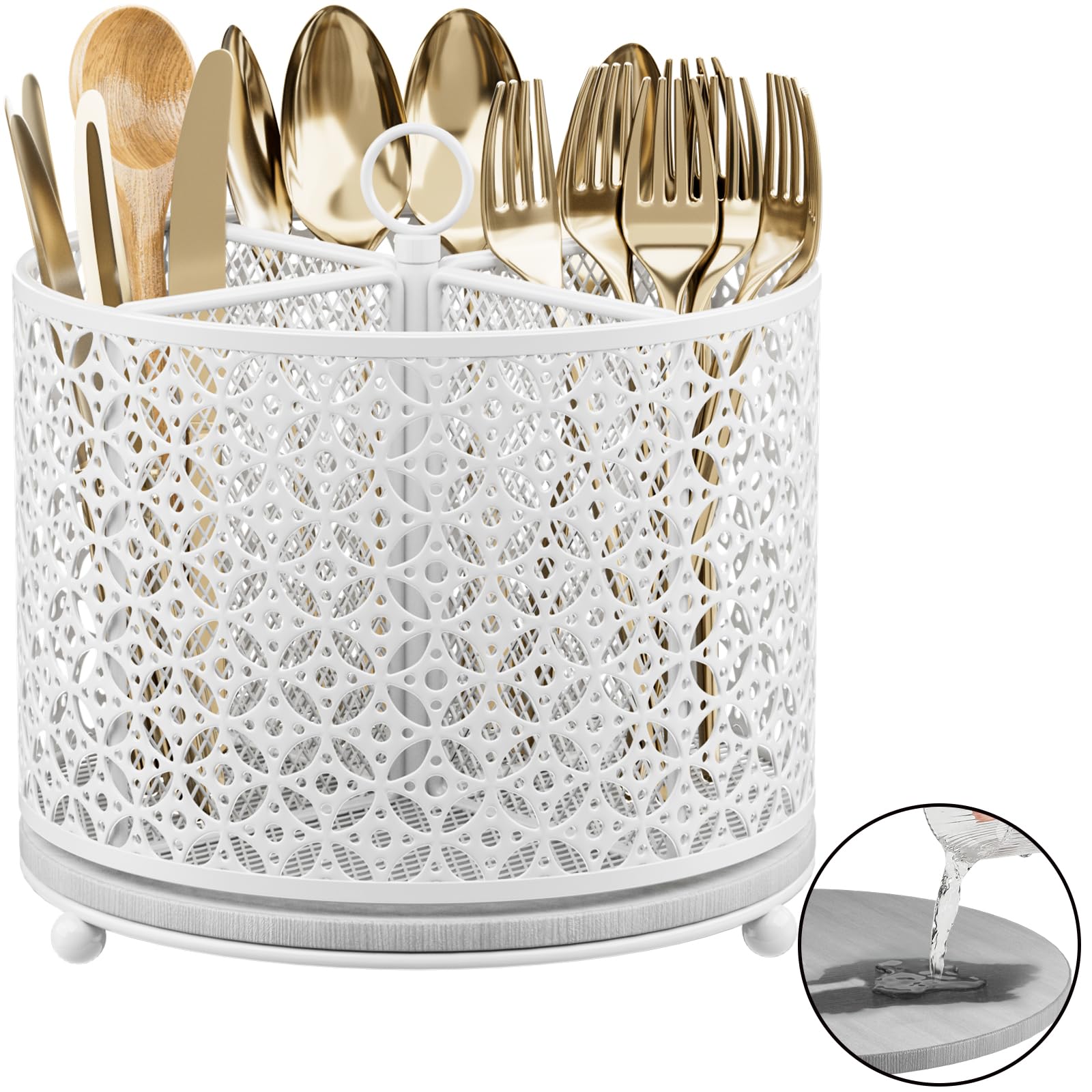 360° Rotating Kitchen Utensil Holder