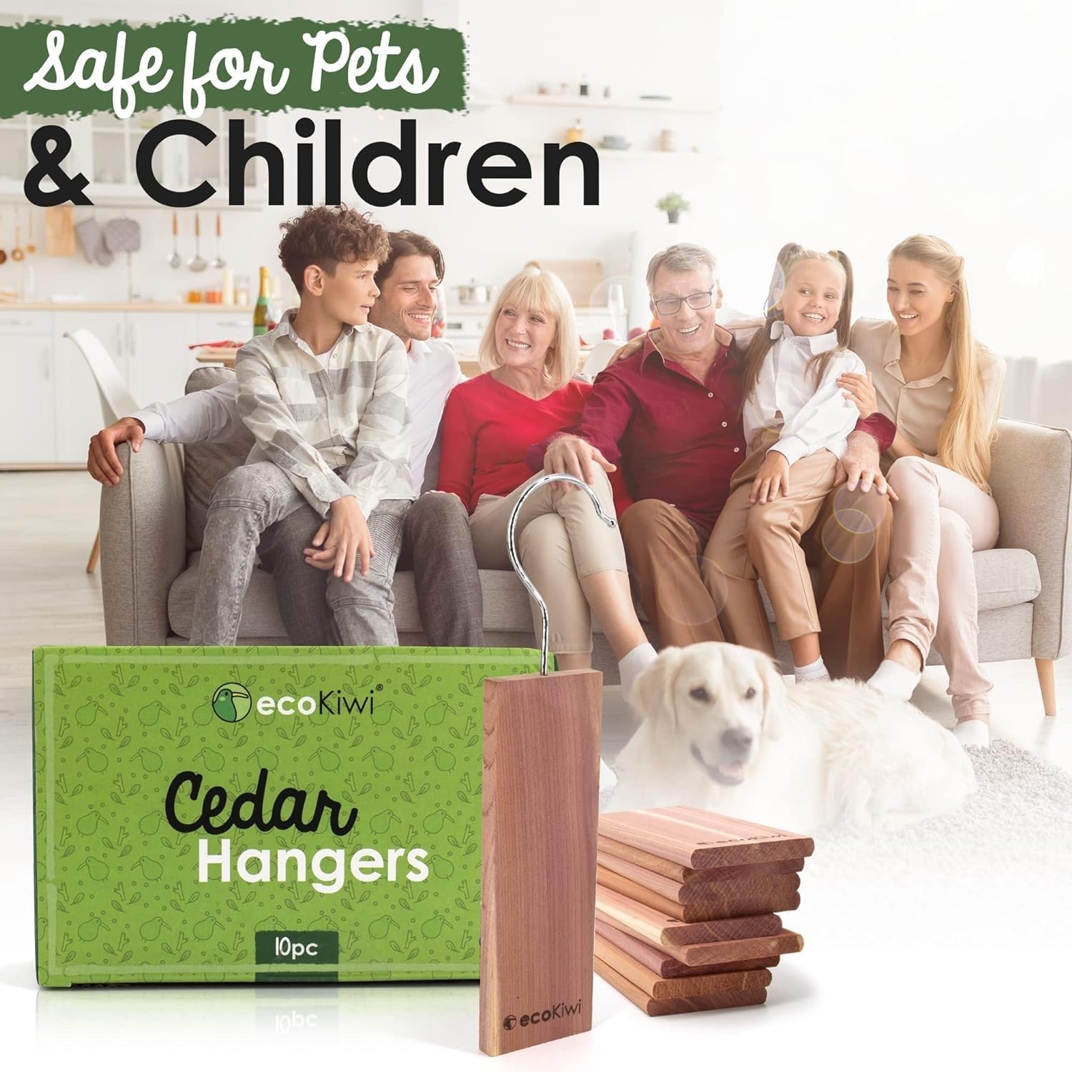 Cedar Blocks for Clothes Storage (10 Count)