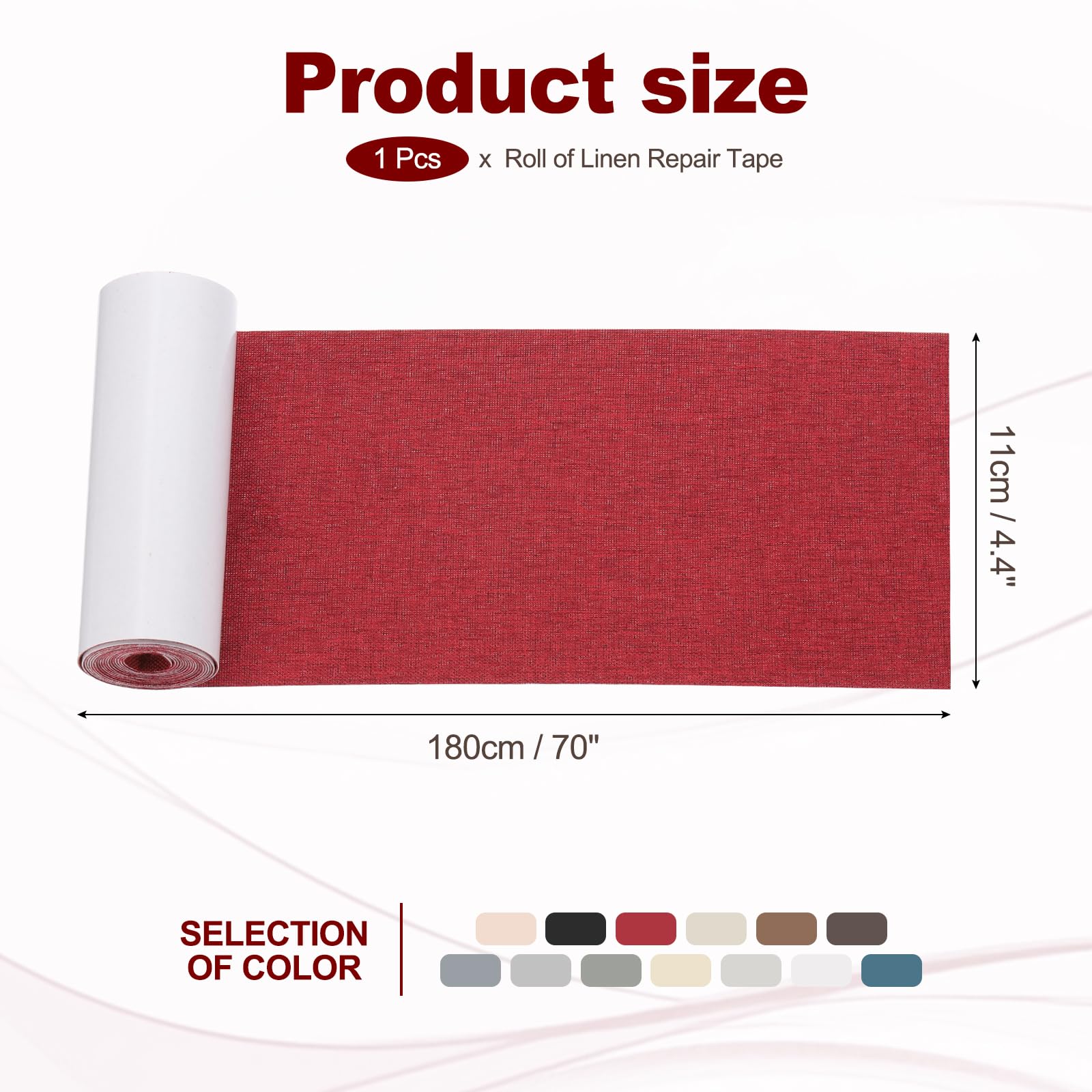 70x4.4 Inch Linen Repair Tape