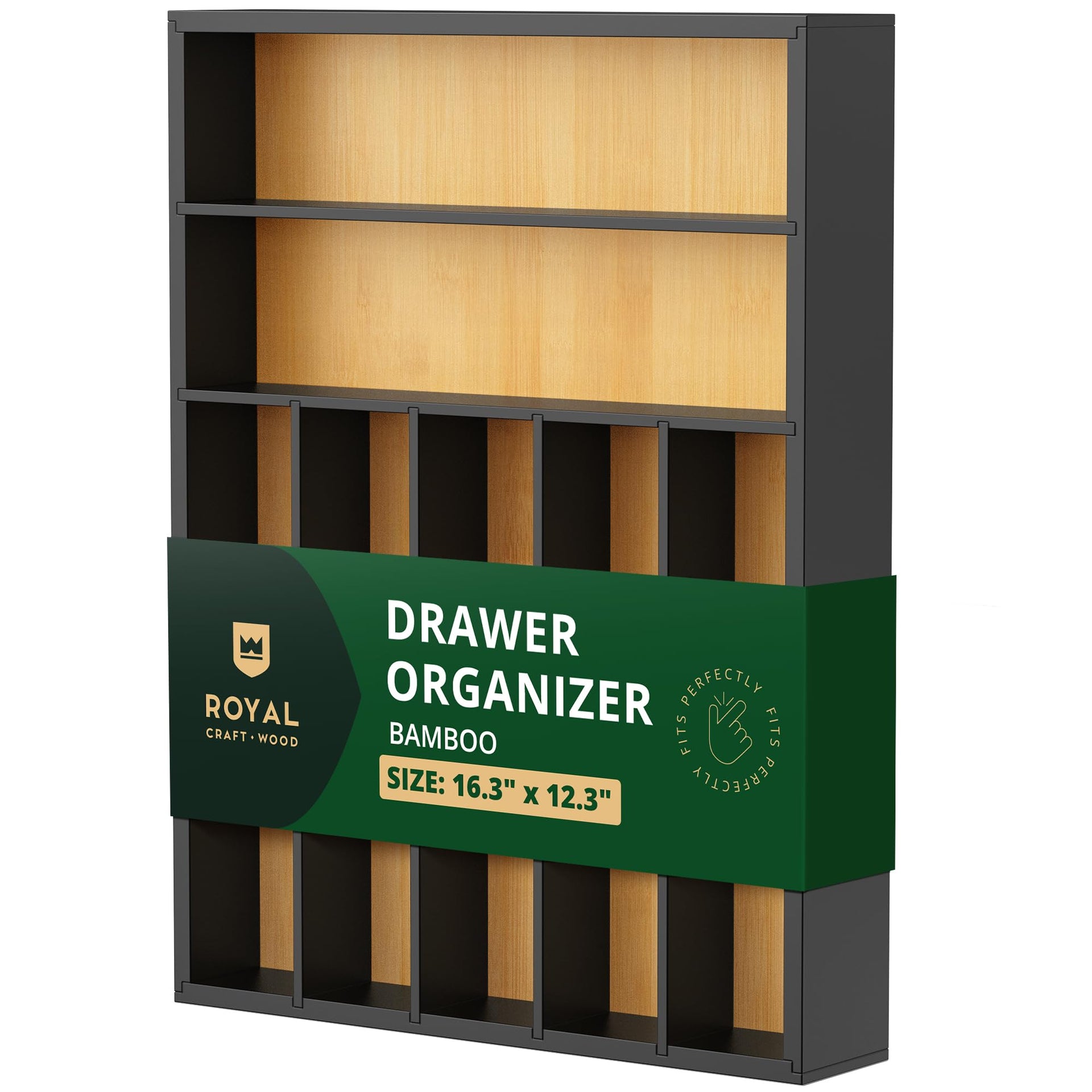 Luxury Bamboo Kitchen Drawer Organizer