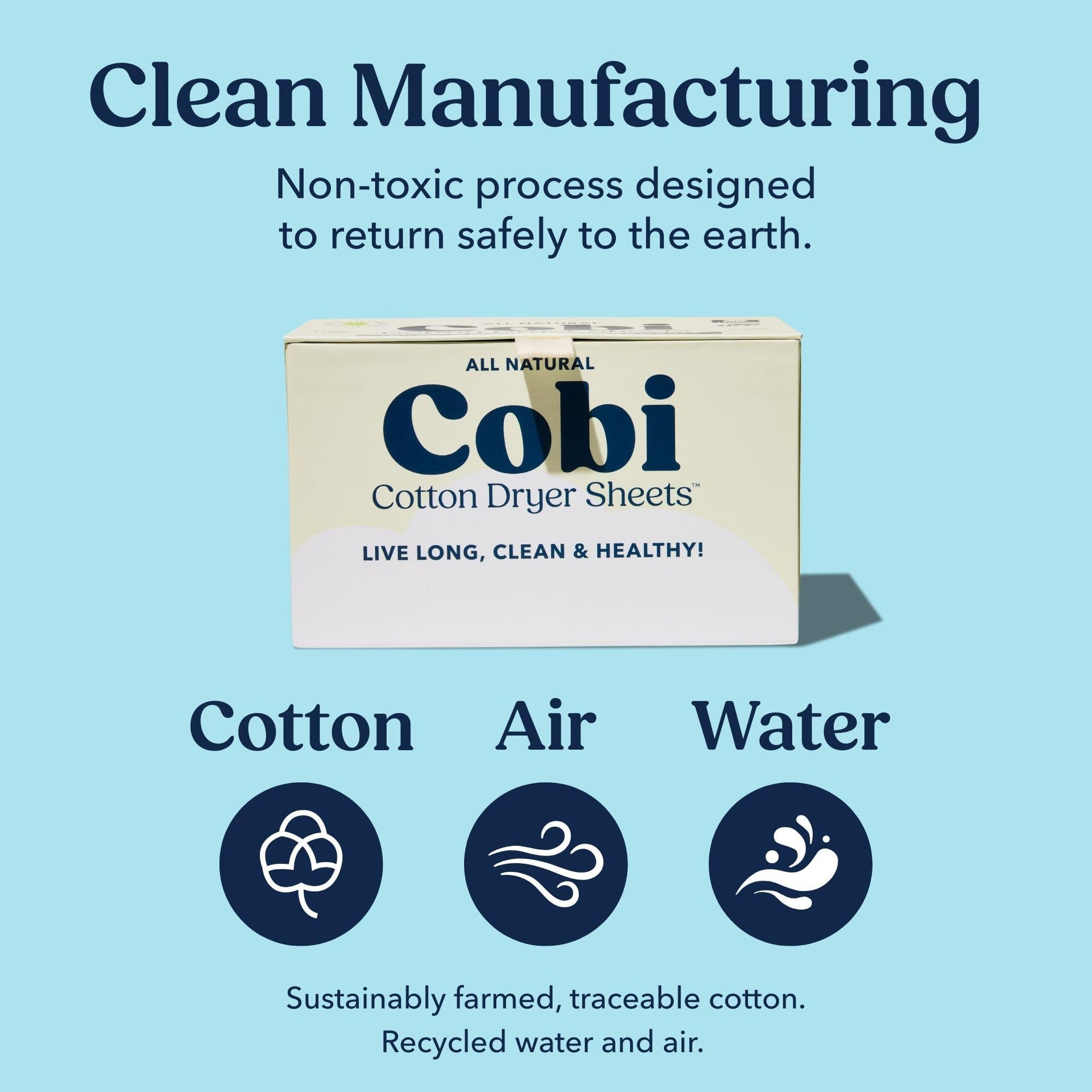 Cobi Eco Friendly Dryer Sheets (120 Count)