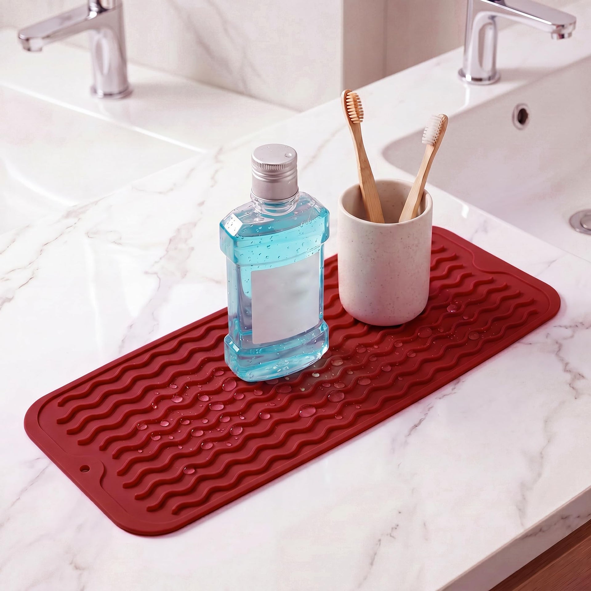 Silicone Dish Drying Mat for Multiple Usage