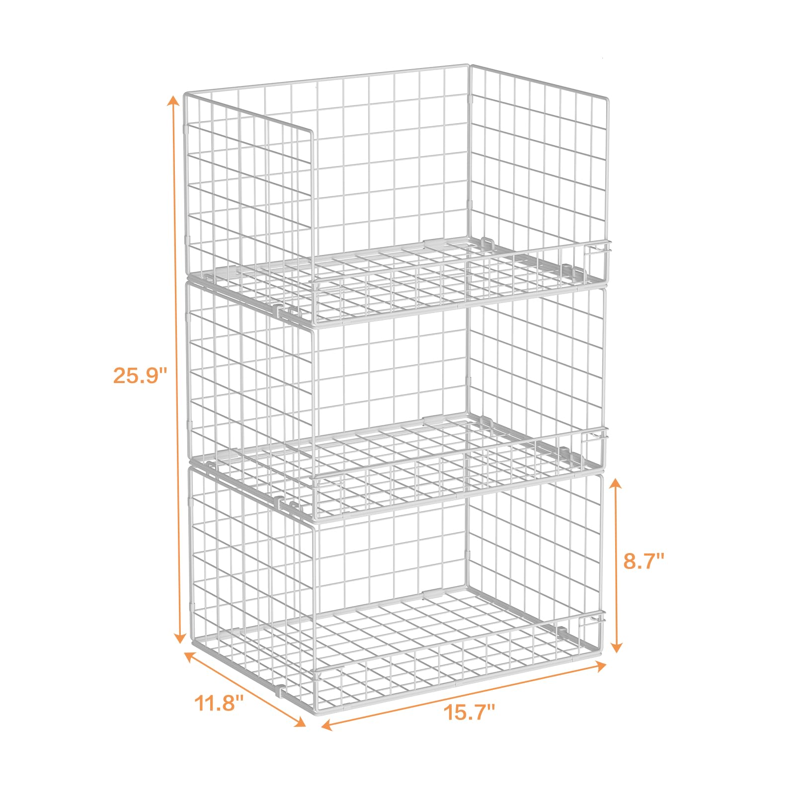 Closet Organizers and Storage Basket