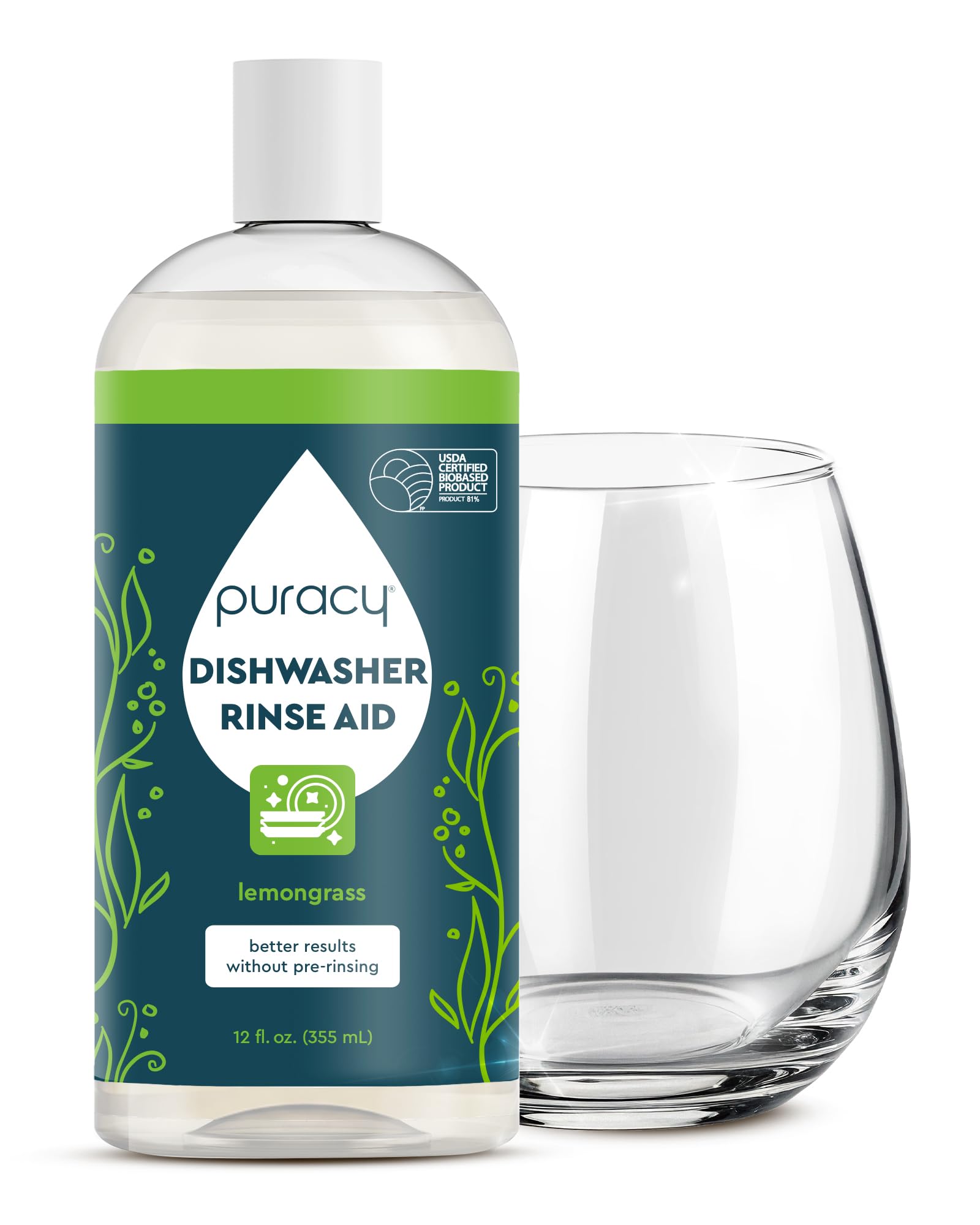 Dishwasher Rinse Aid Cleaner (12 Fl Oz)