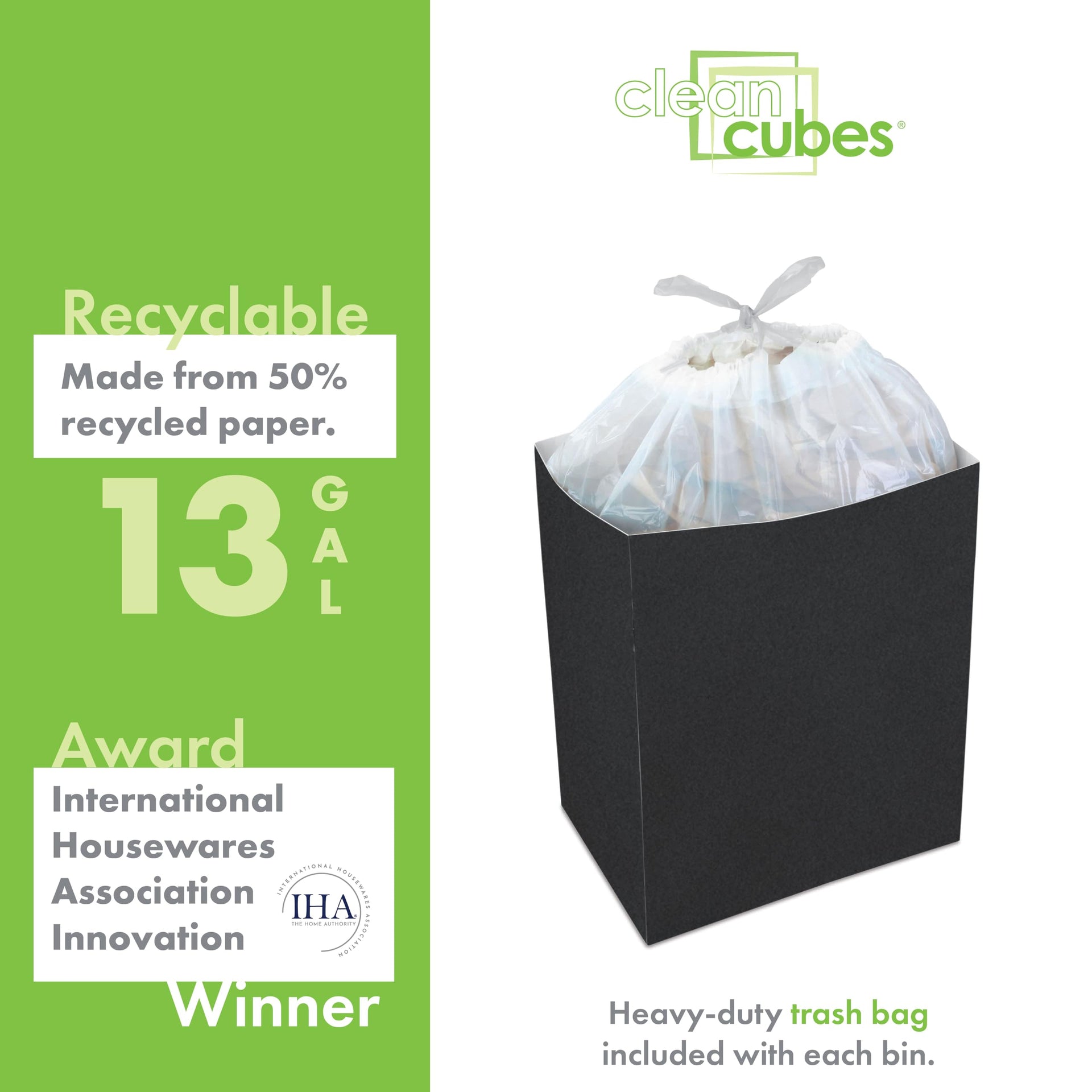 13 Gallon Disposable Pop (6 Count)