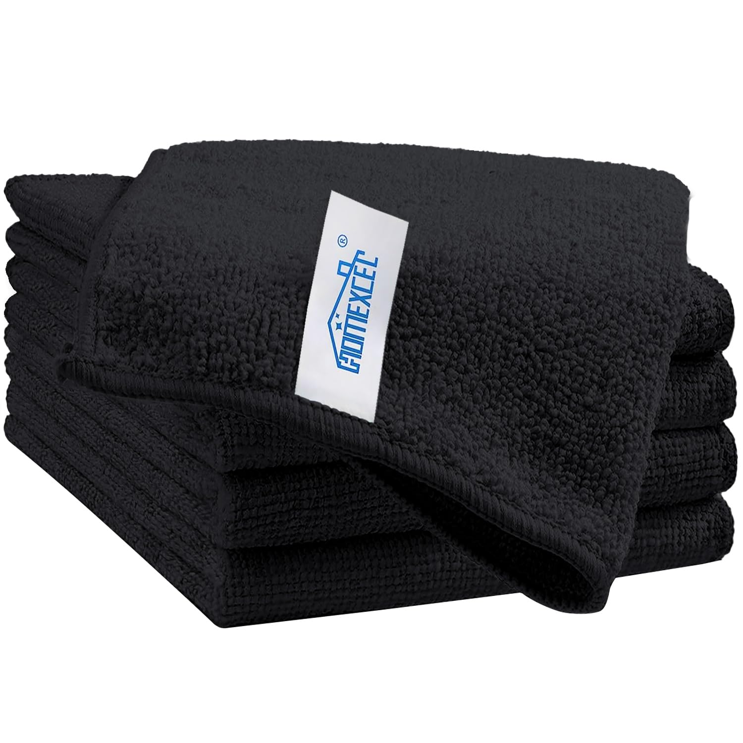 Black Cleaning Rags 5 Pack (5 Count)