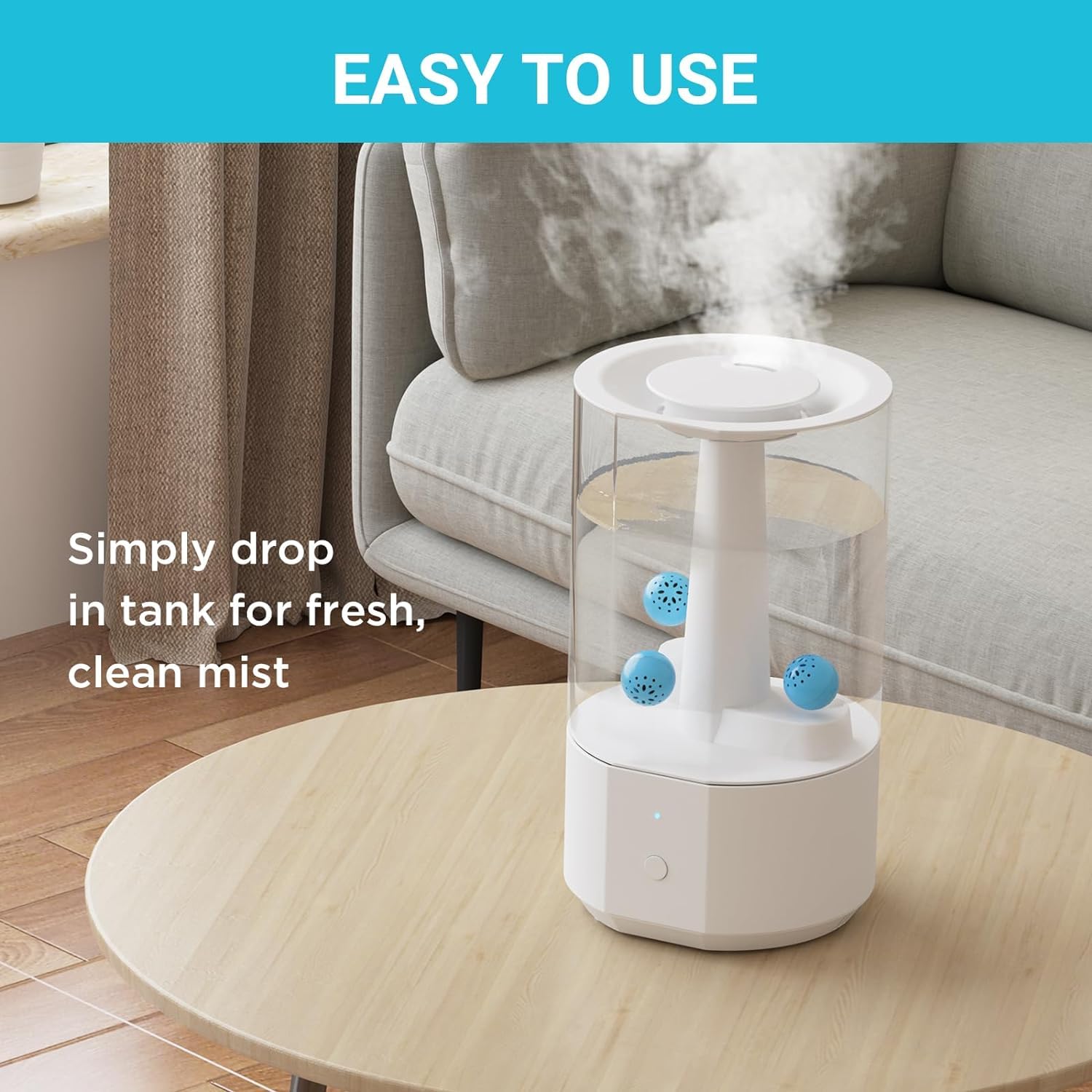 Blue Humidifier Cleaning Balls (3 Count)