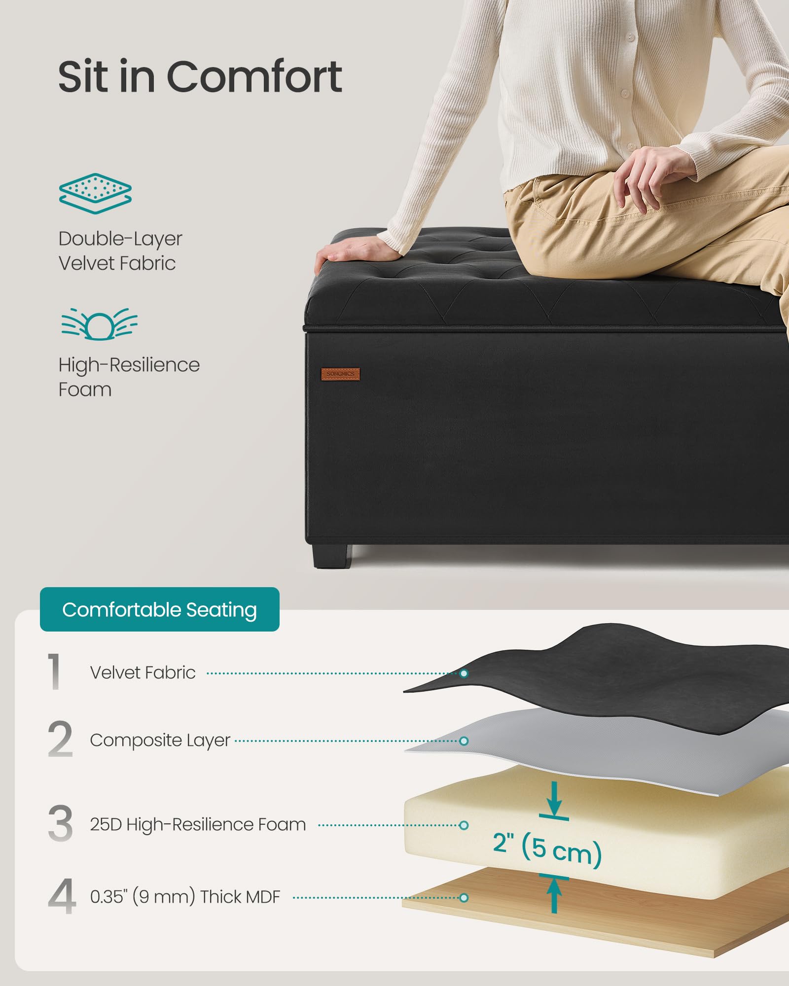 Storage Ottoman Bench