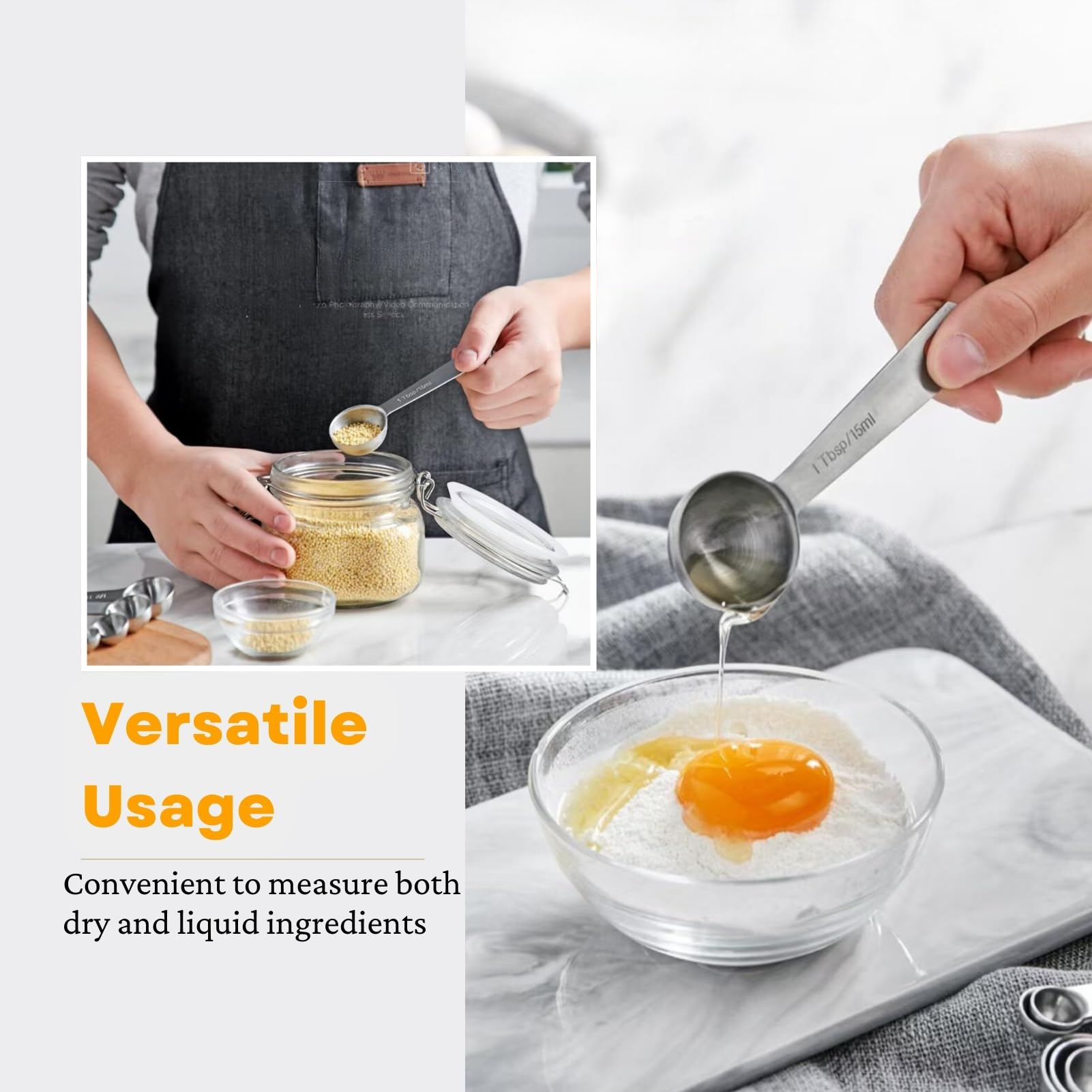 23 Pcs Stainless Steel Measuring Spoons Set with Leveler (23 Count)