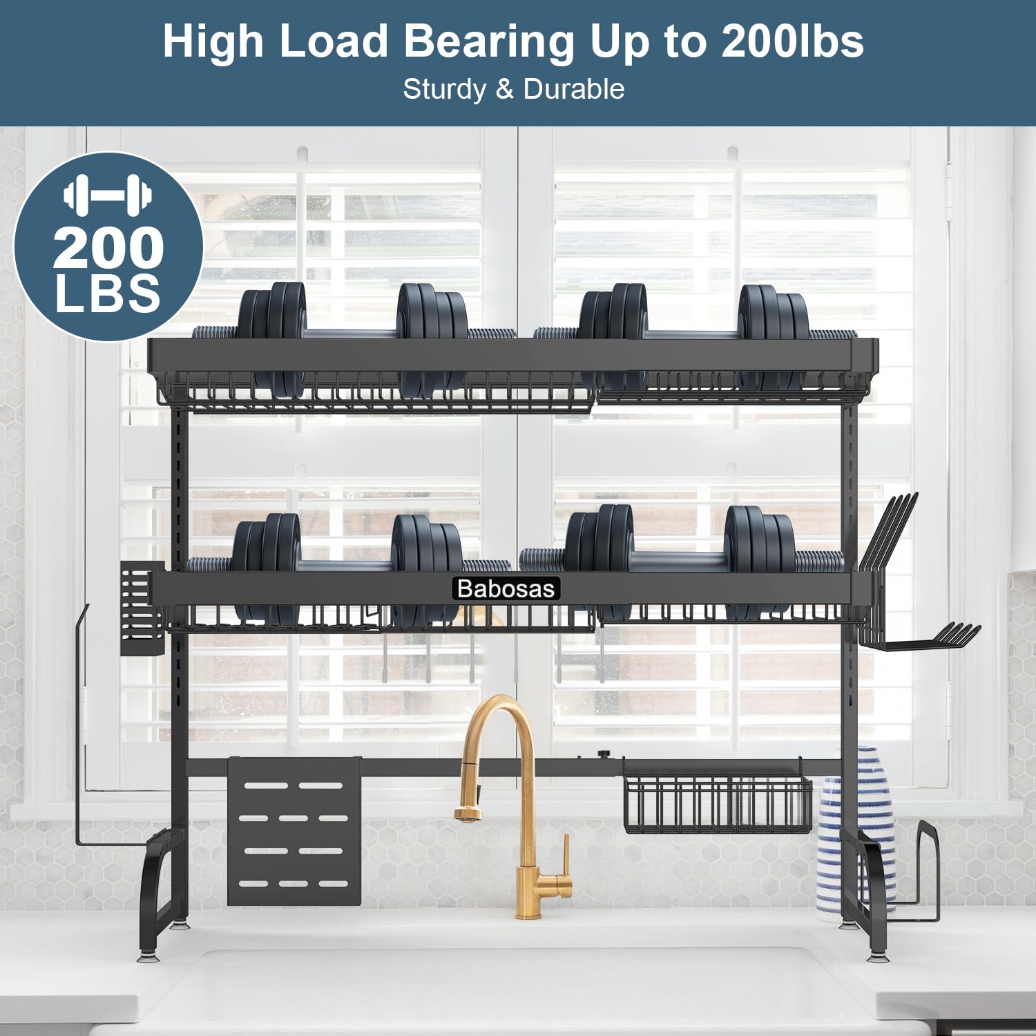 Over The Sink Dish Drying Rack