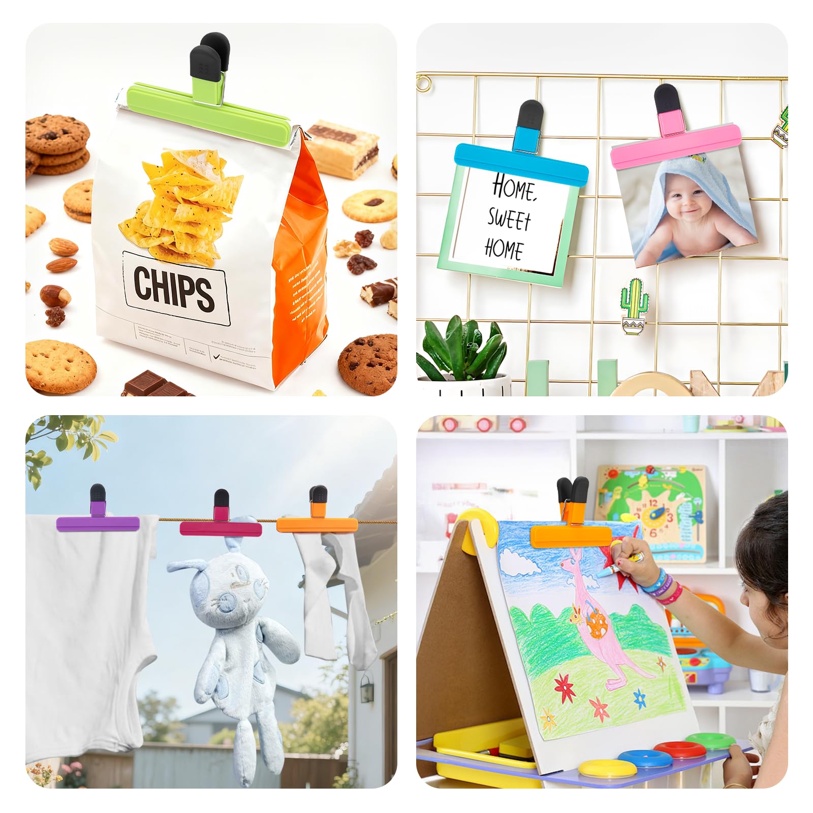 6 Pcs Chip Clips (6 Count)