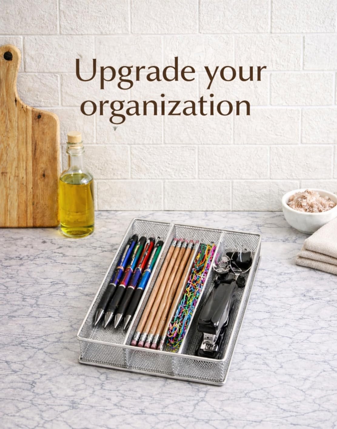 Metal Silverware Organizer for In