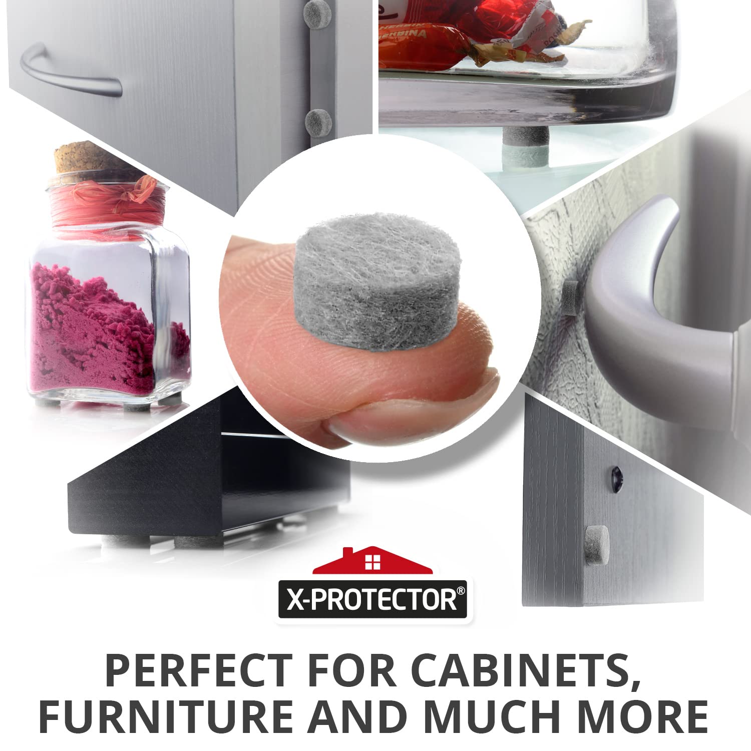 Cabinet Door Bumpers X (100 Count)