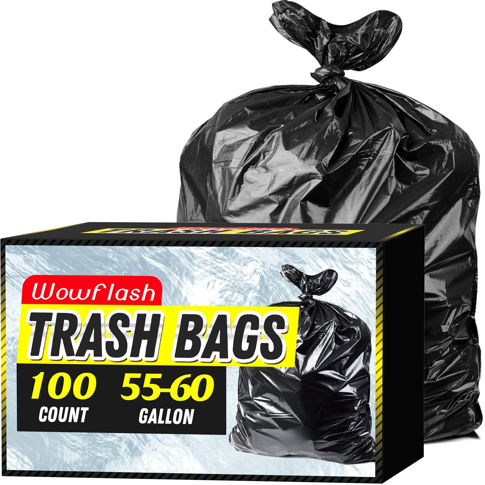 100 Count 55 60 Gallon Trash Bags