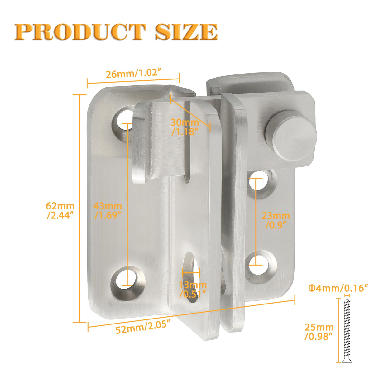 Flip Latch Gate Latch