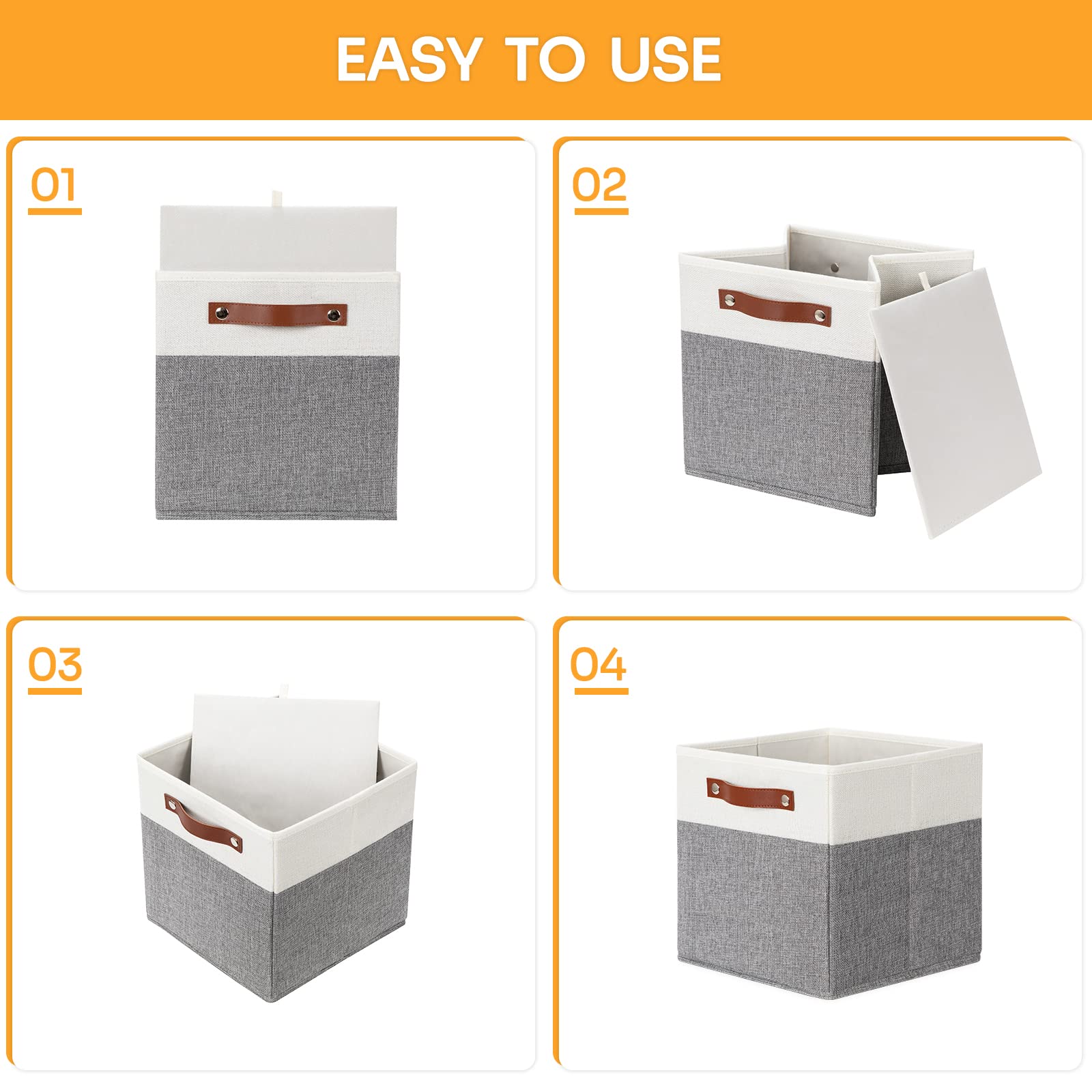 11x11 Storage Cubes (4 Count)
