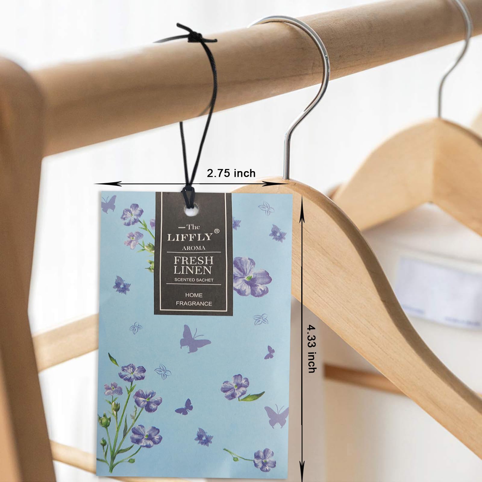 14 PCS Fresh Linen Scented Sachets Bags for Drawers and Closets Home Fragrance Gift