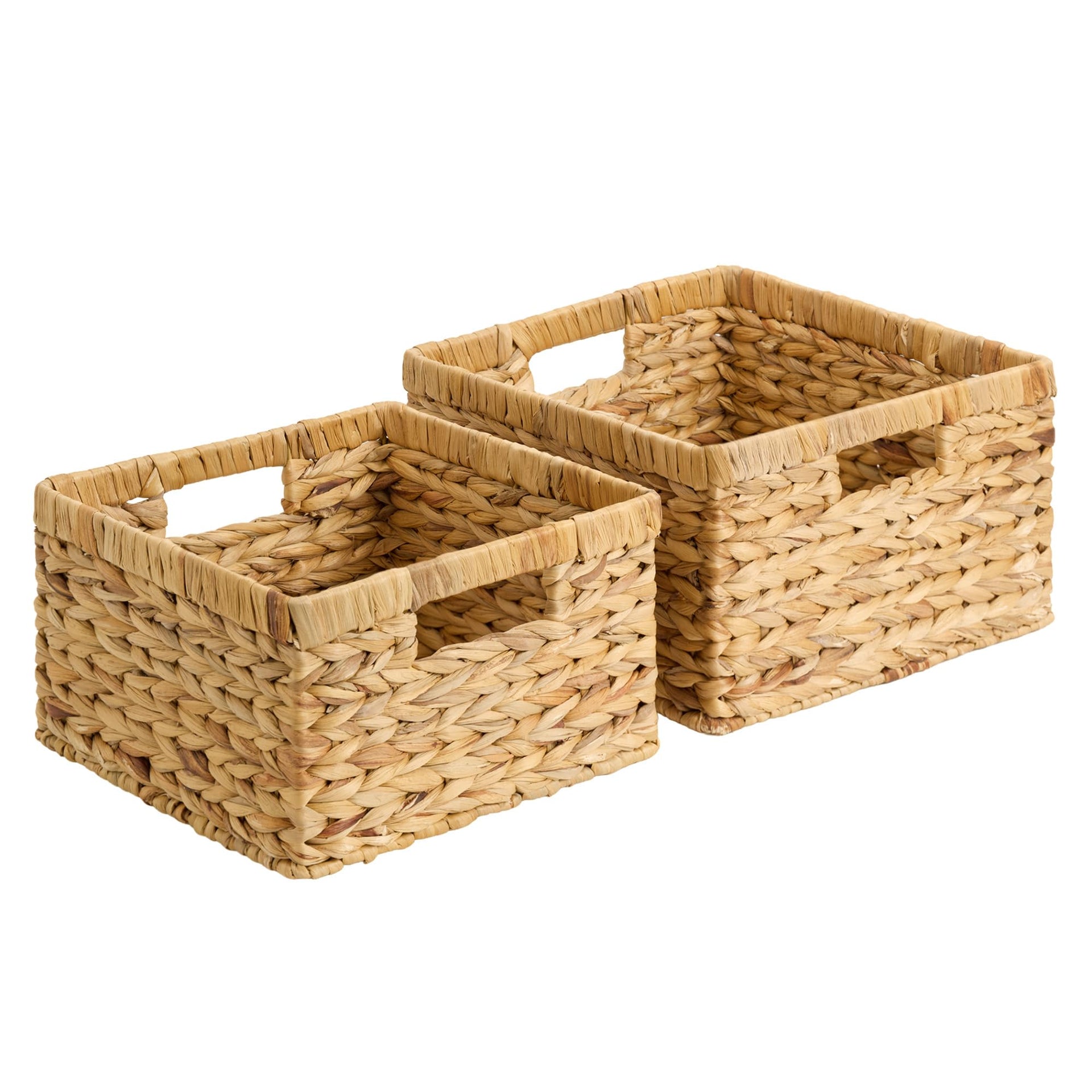 Wicker Baskets for Storage (2 Count)