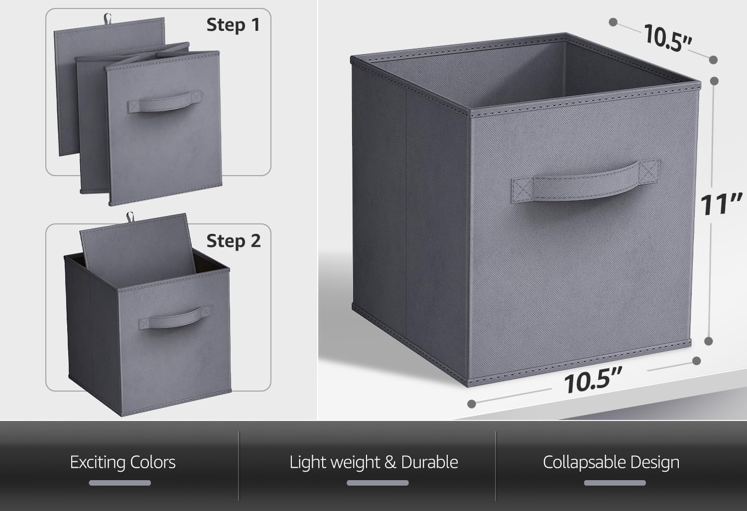 Fabric Storage Cubes