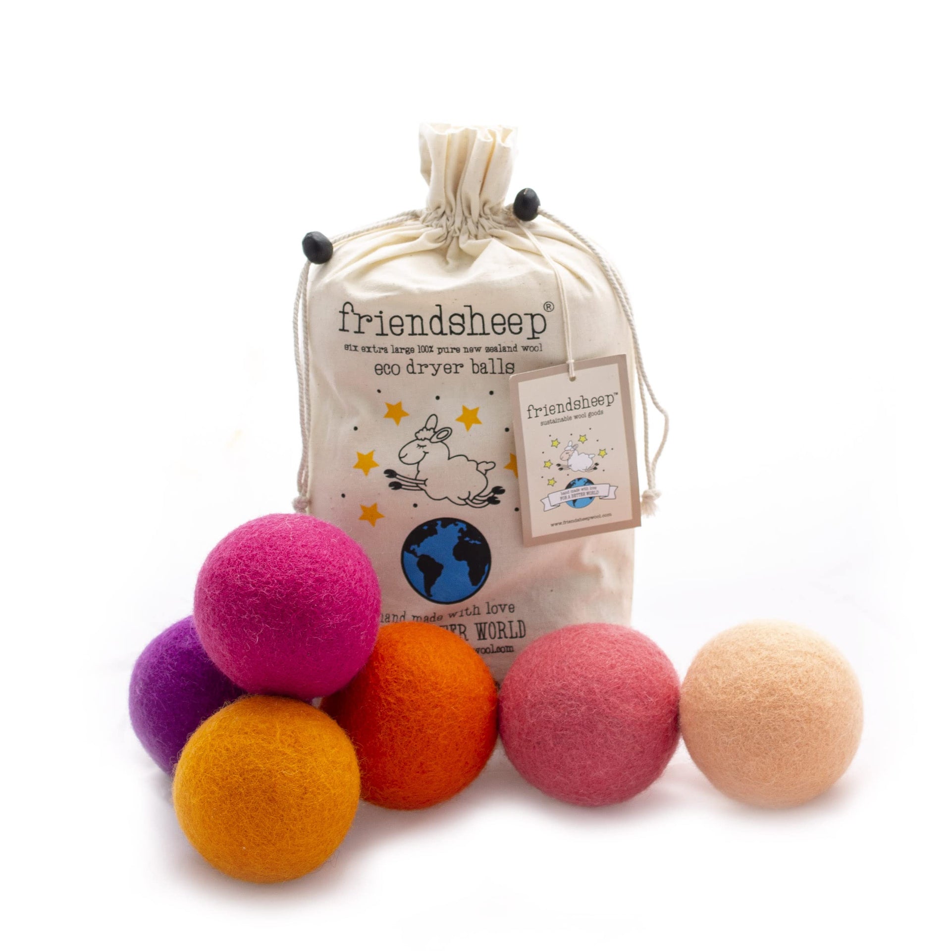 Wool Dryer Balls (6 Count)
