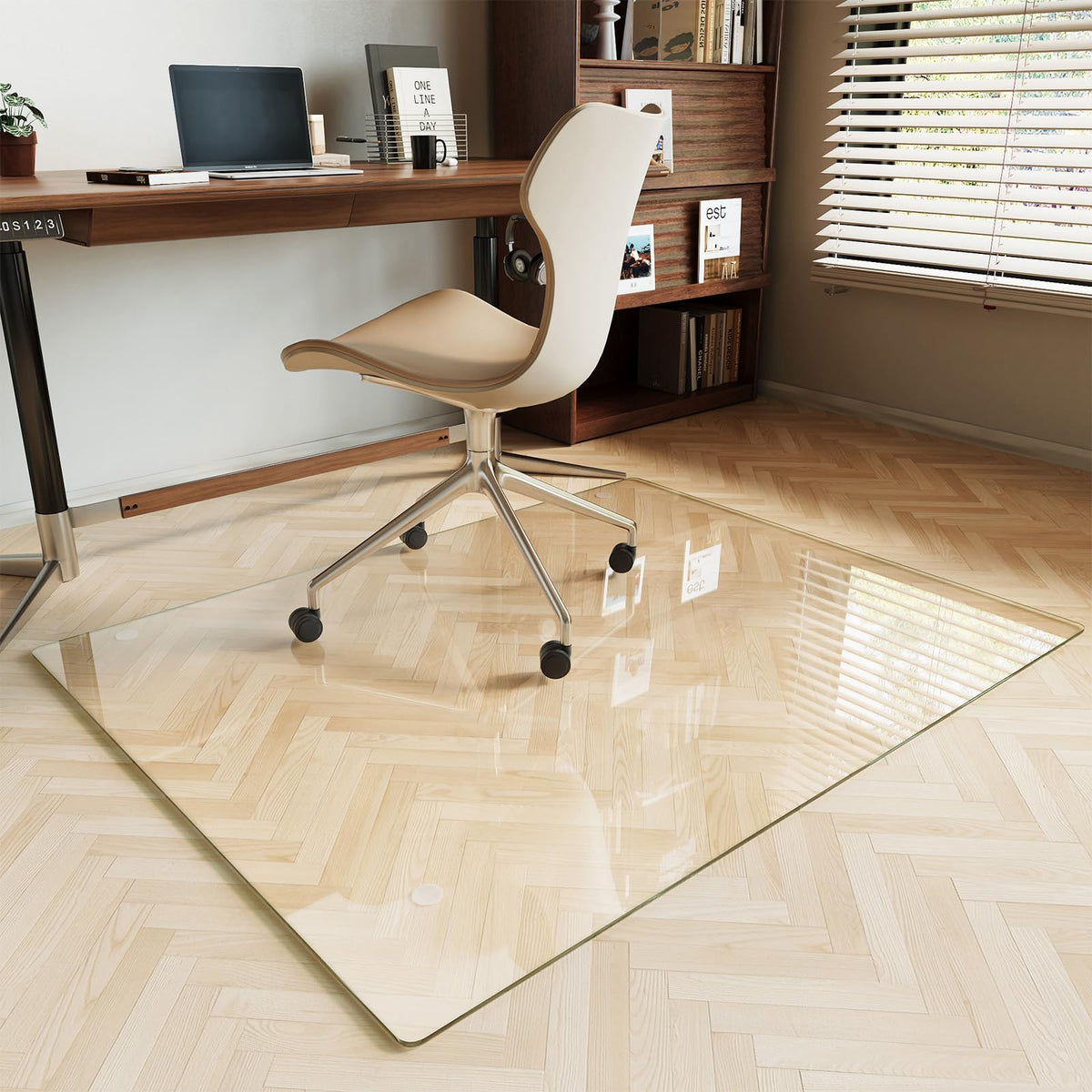36" x 46" Office Chair Mat for Hardwood Floors & Carpets