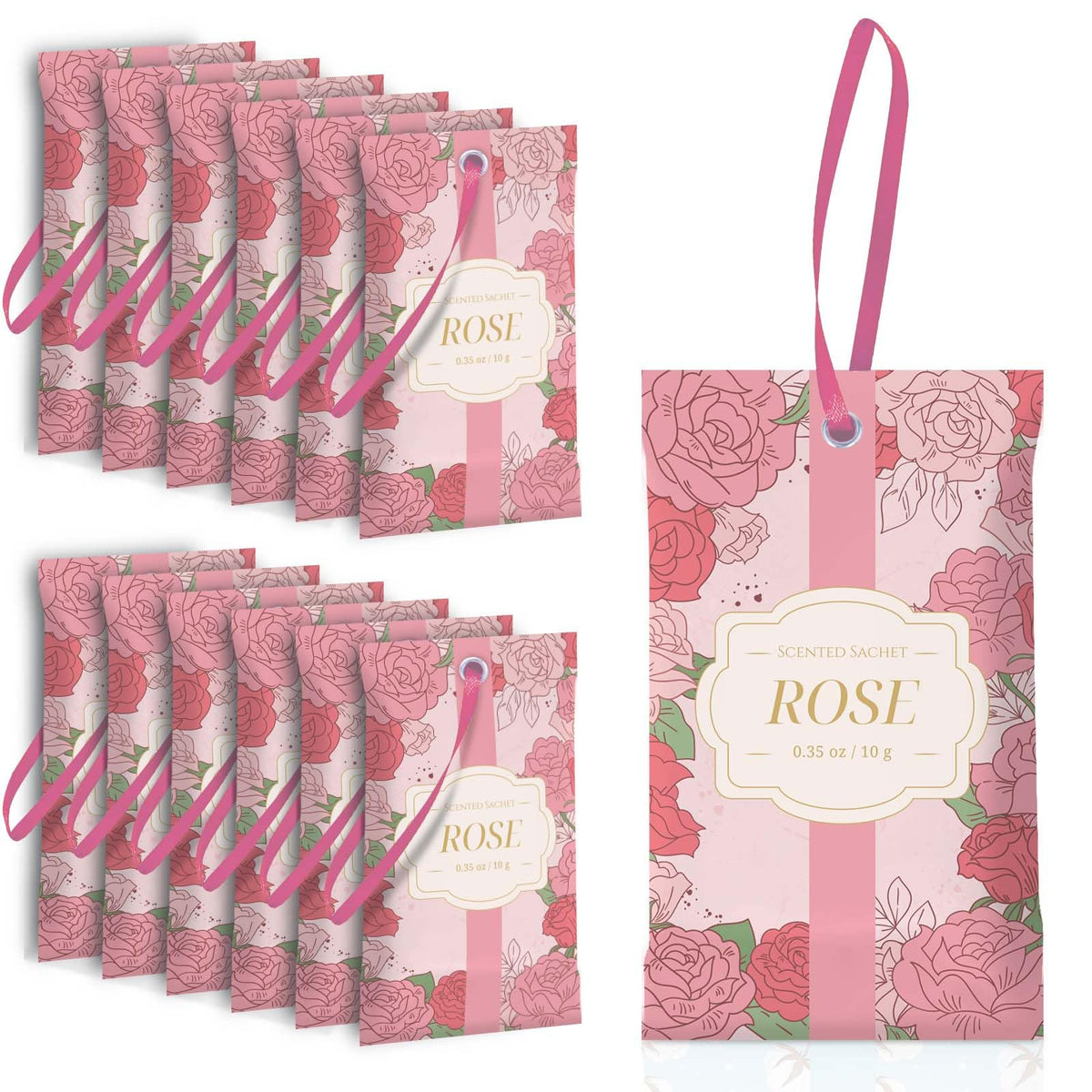 Scented Sachets for Drawer and Closet (14 Count)