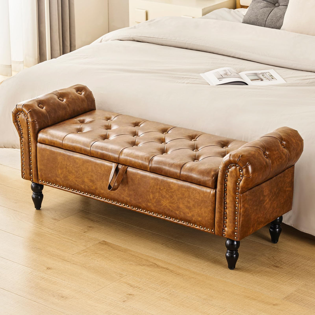 Storage Bedroom Bench for End of Bed