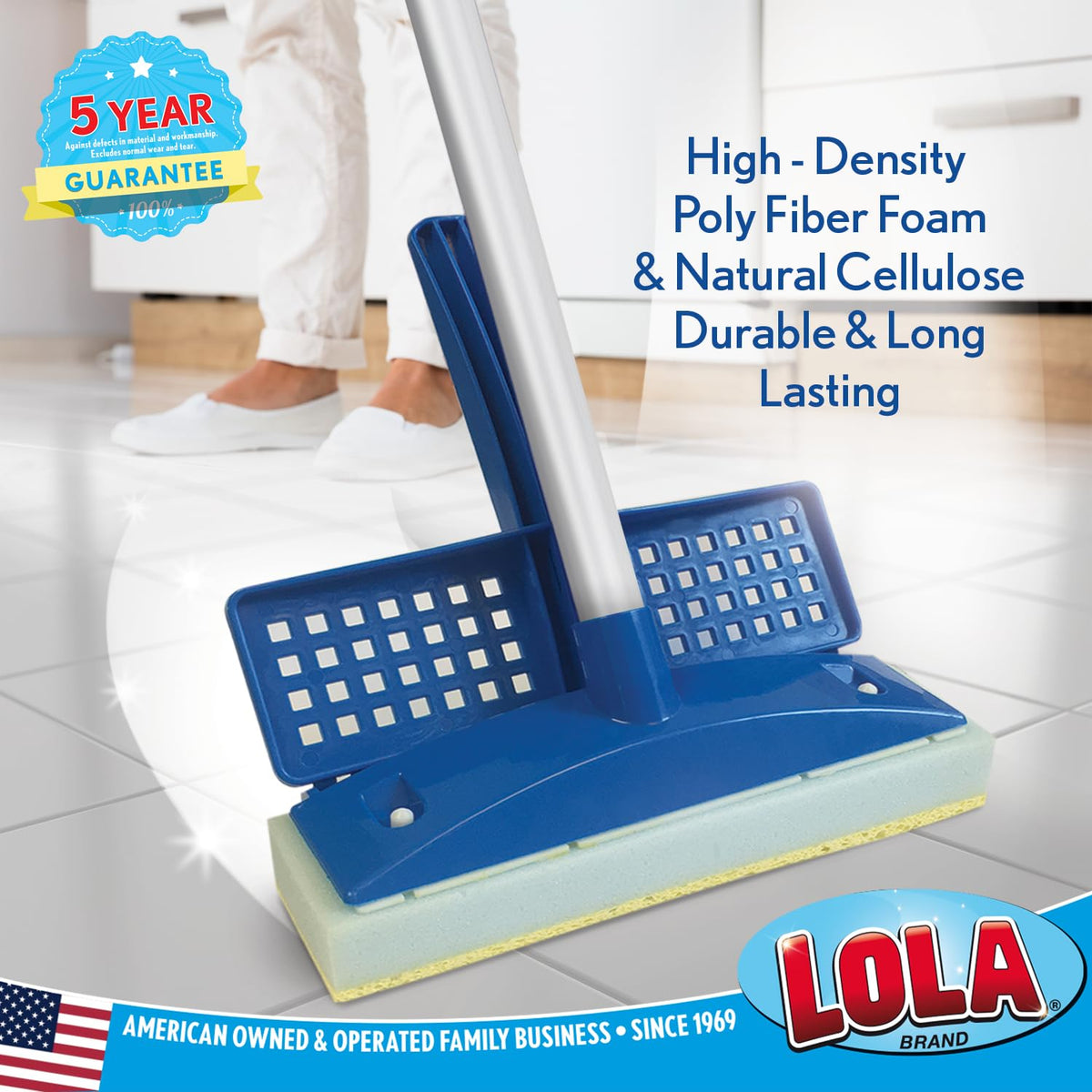 Squeeze Sponge Mop (7 Count)