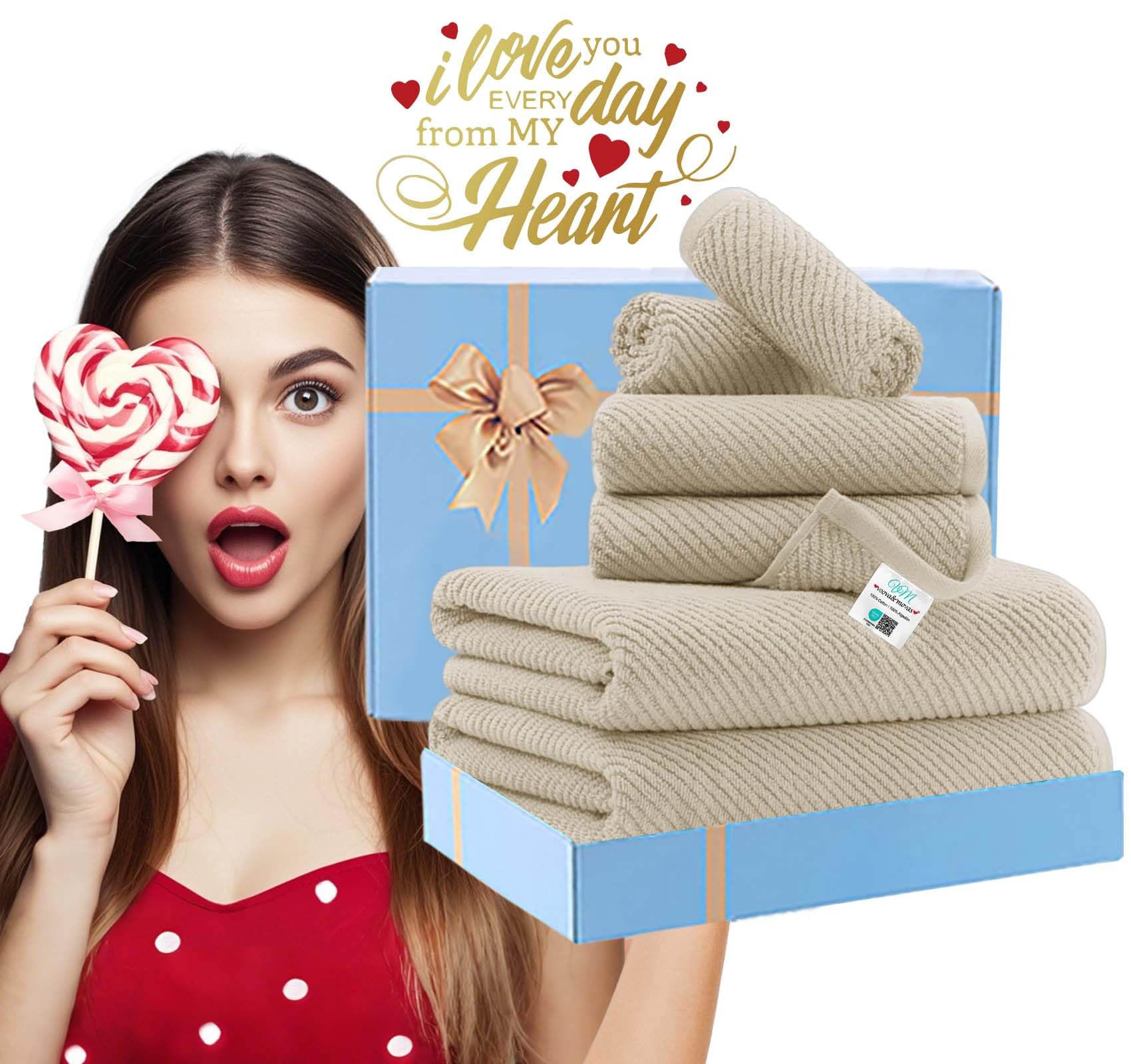 6PC Towel Set (6 Count)