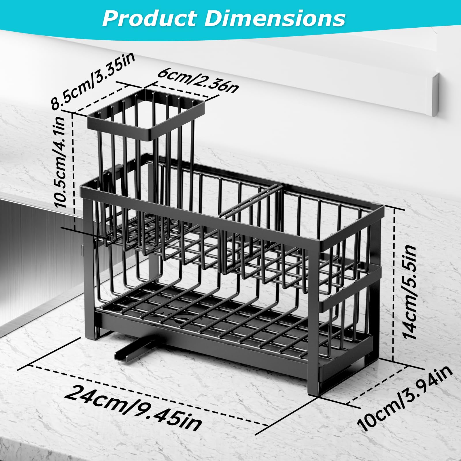 Sponge Holder for Kitchen Sink