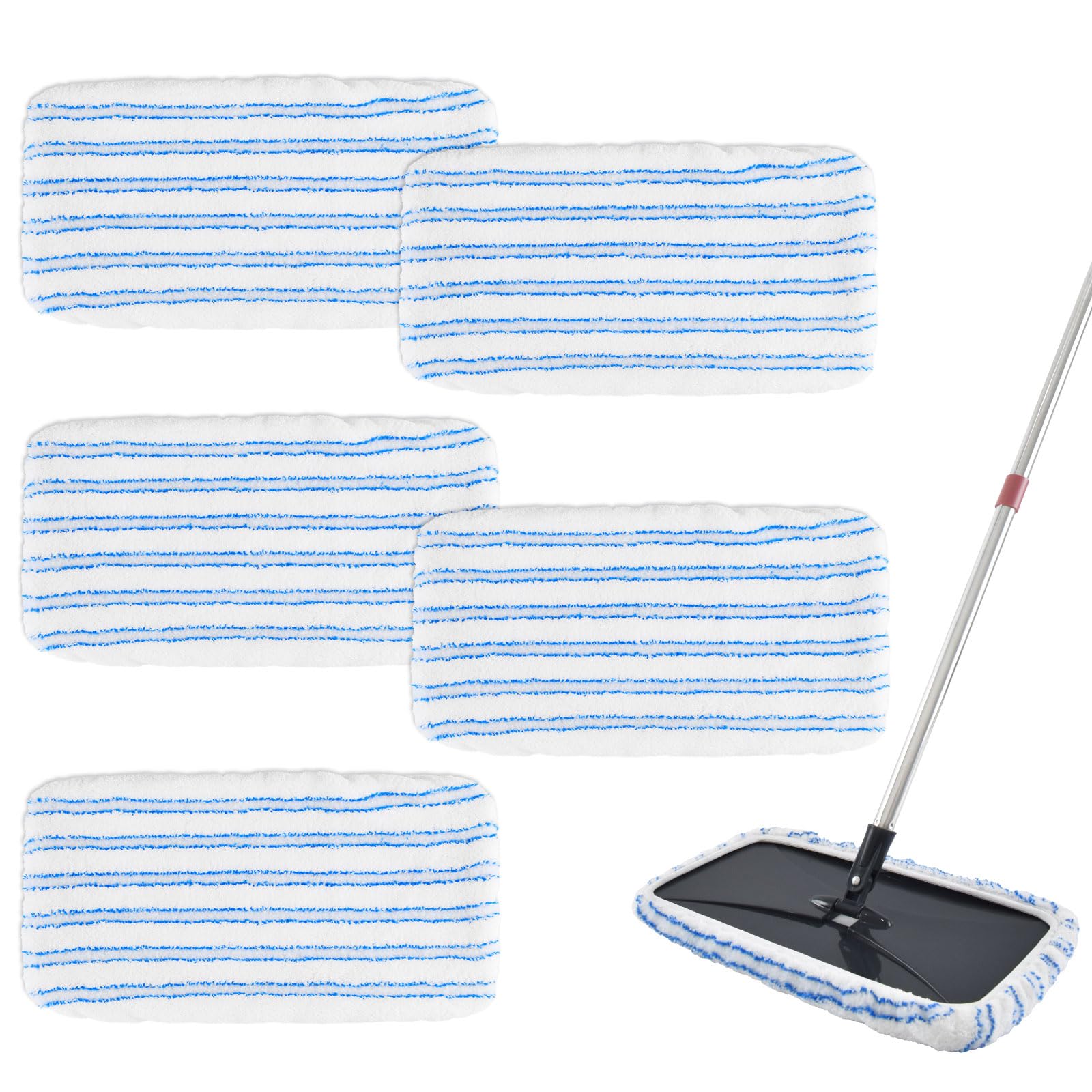 5 Pack Mop Heads Replacements for Ocedar Hardwood Floor 'N More Microfiber Mops (5 Count)
