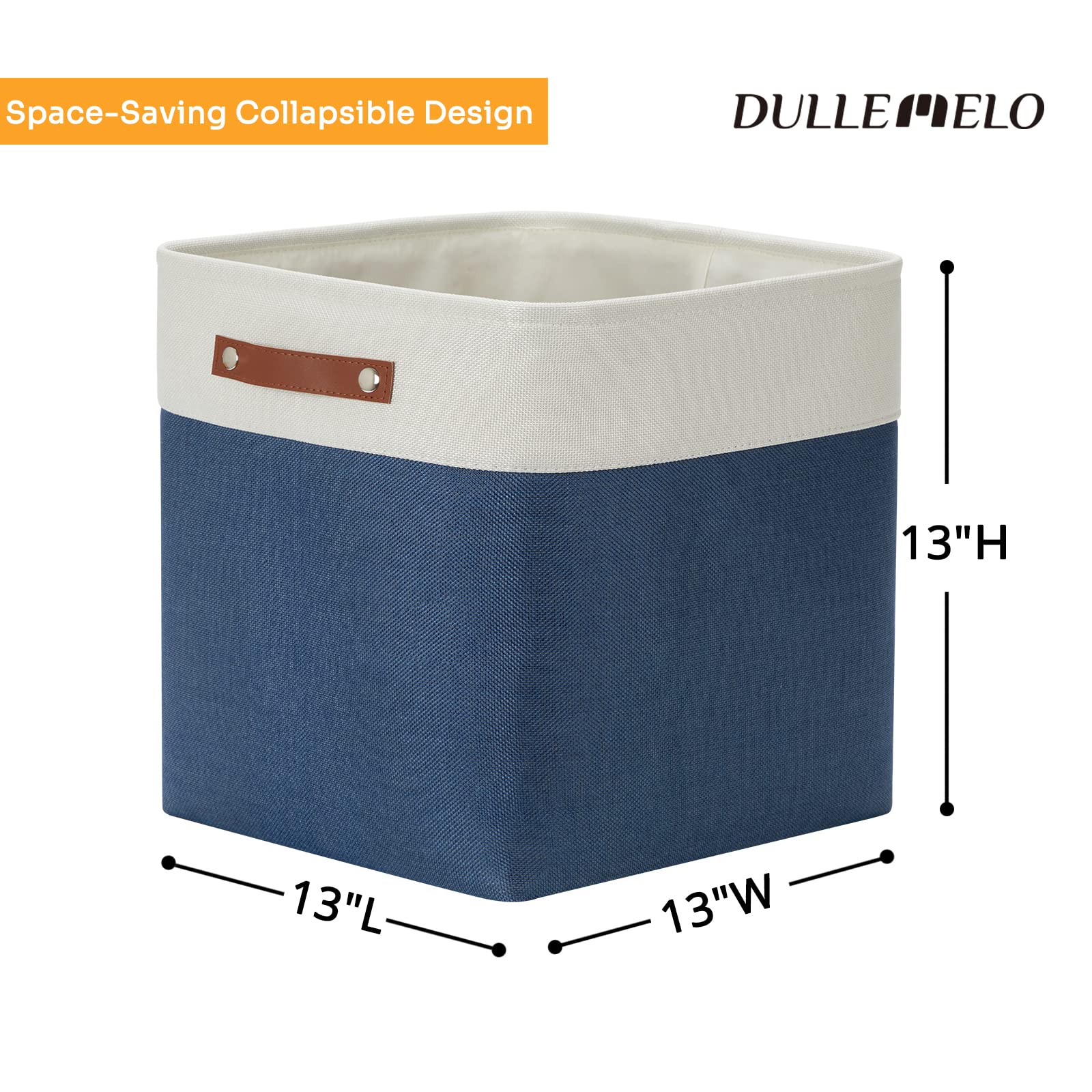 Storage Baskets for Shelves Closet Storage (4 Count)