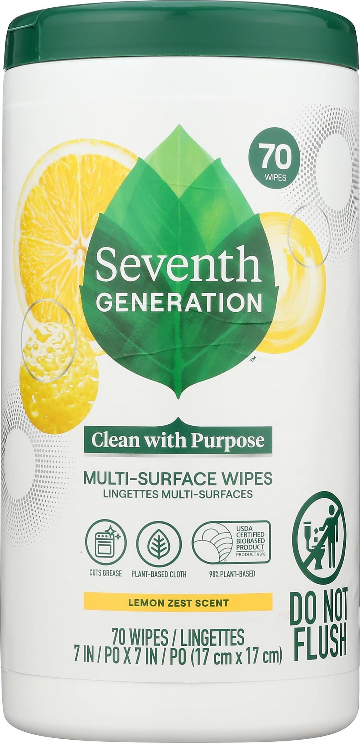 Multi Surface Cleaning Wipes (70 Count)