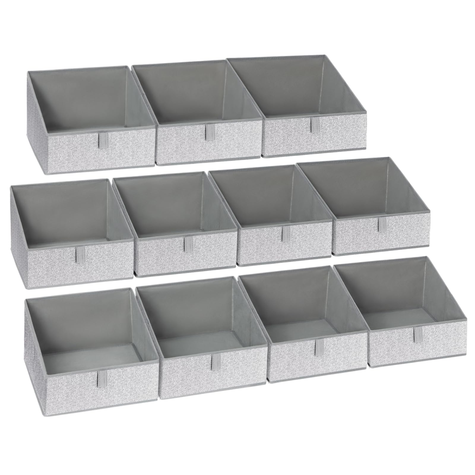 Closet Storage Bins 10 Pack (8 Count)
