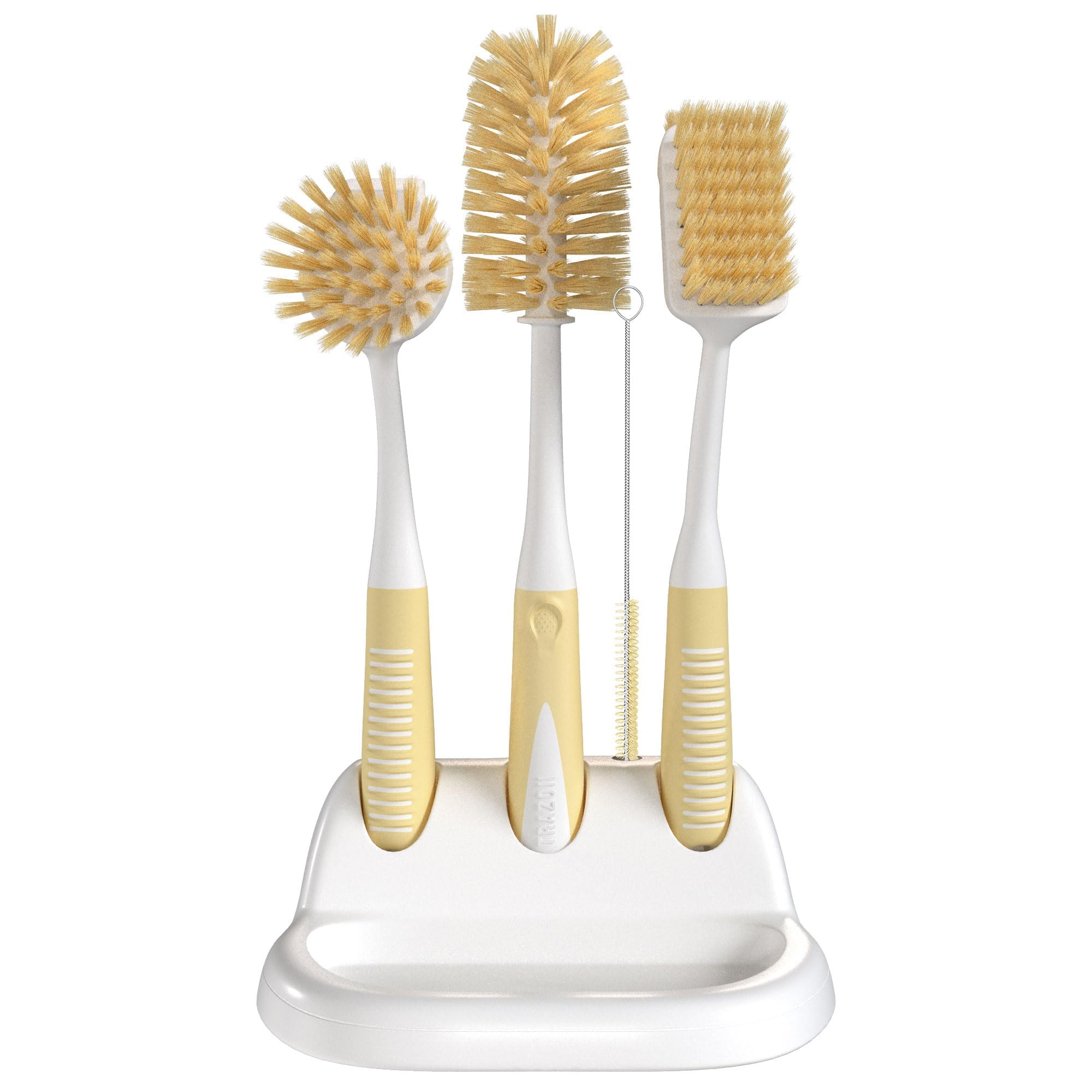 Dish Brush Set of 5 with Holder (3 Count)