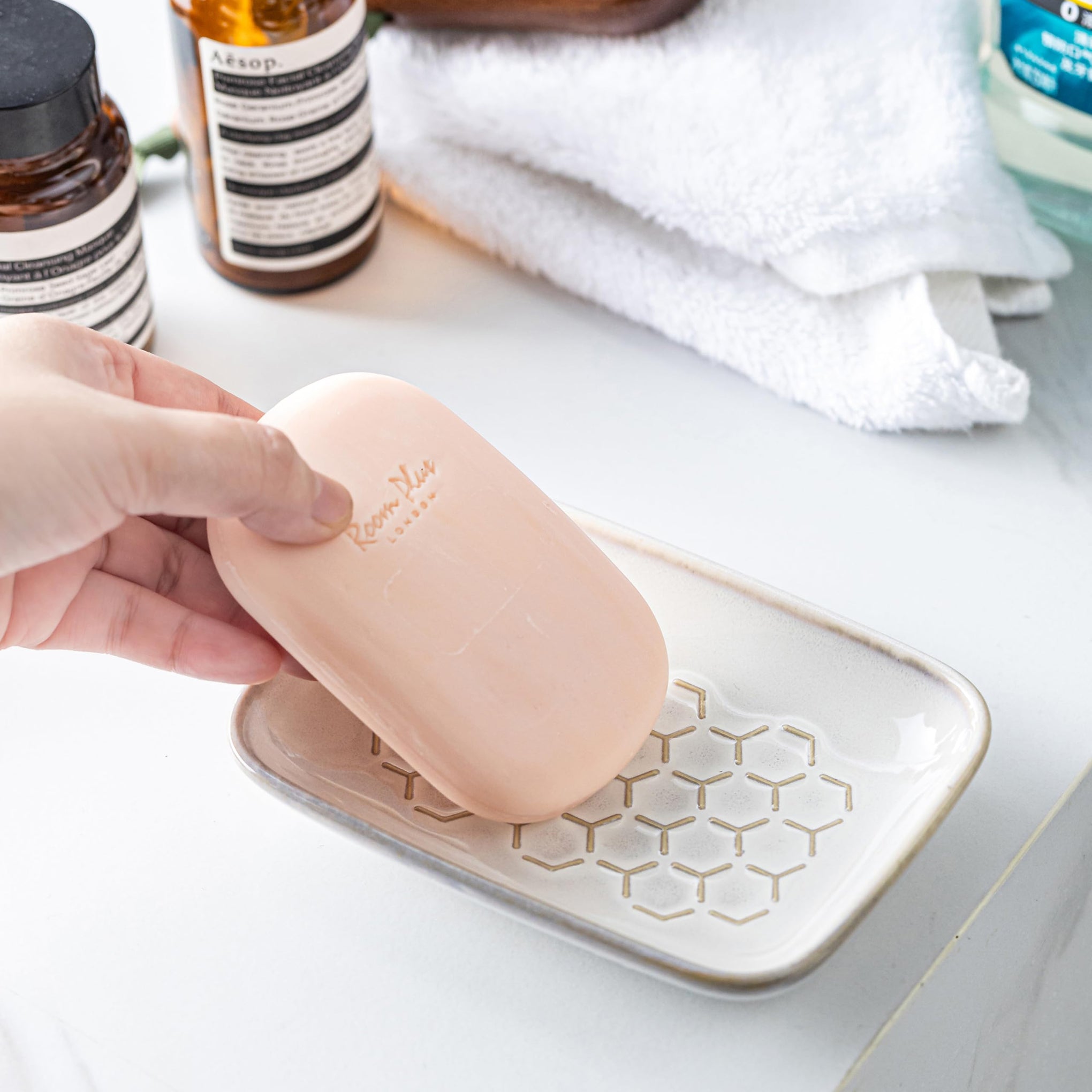 Ceramic Soap Dish for Shower