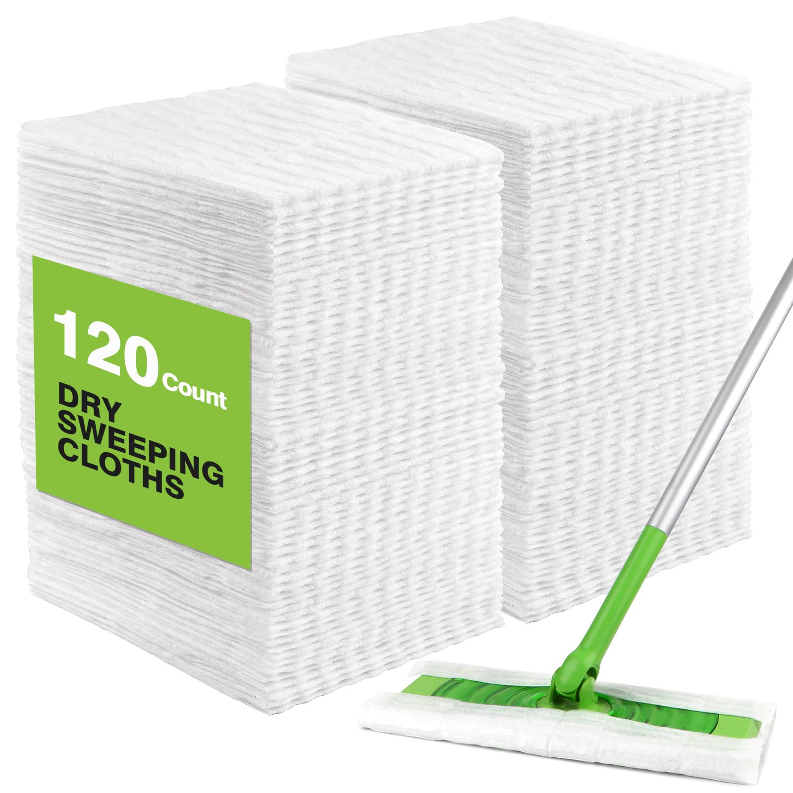Dry Sweeping Cloths for Swiffer Sweeper 120 Count Disposable