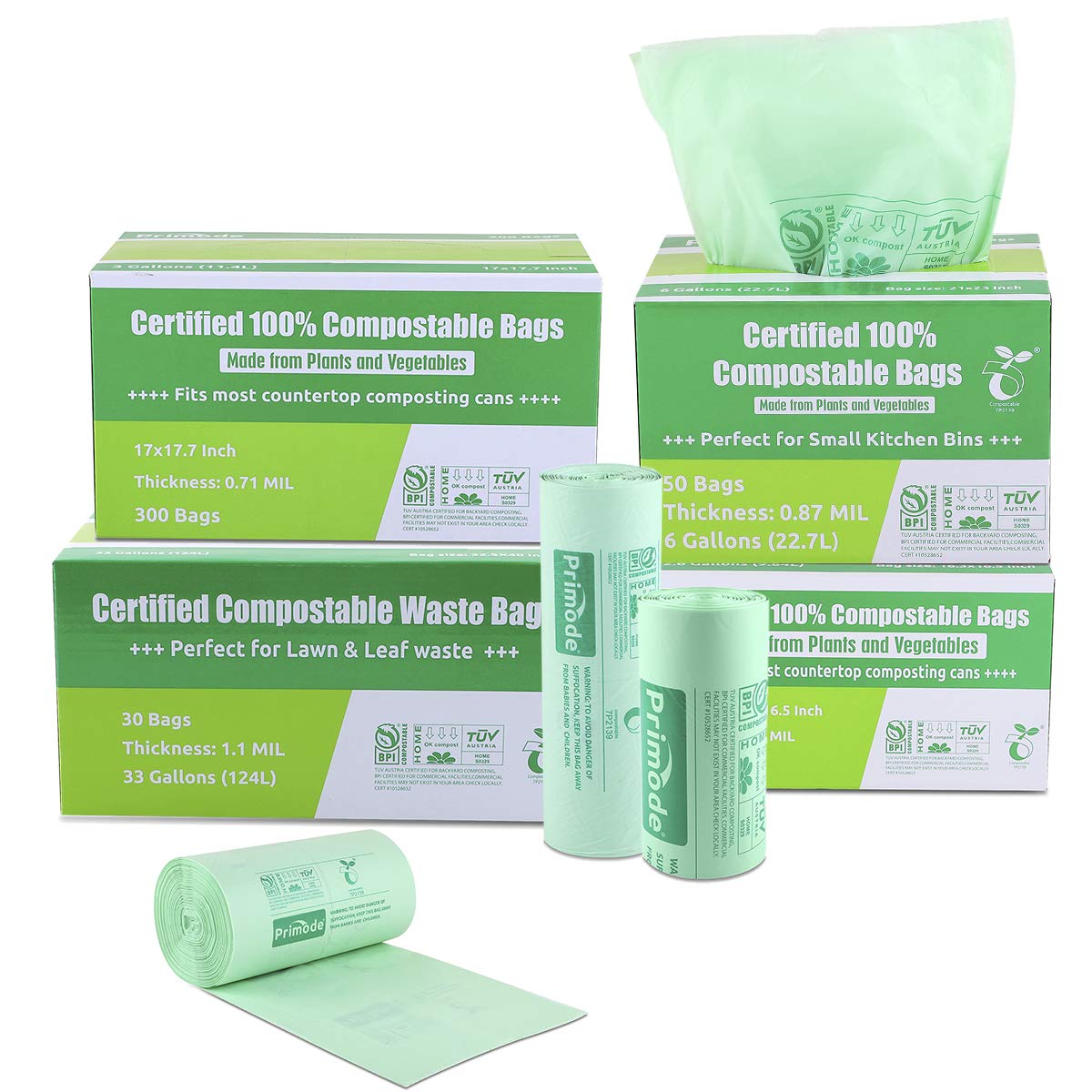 Compostable Bags (100 Count)