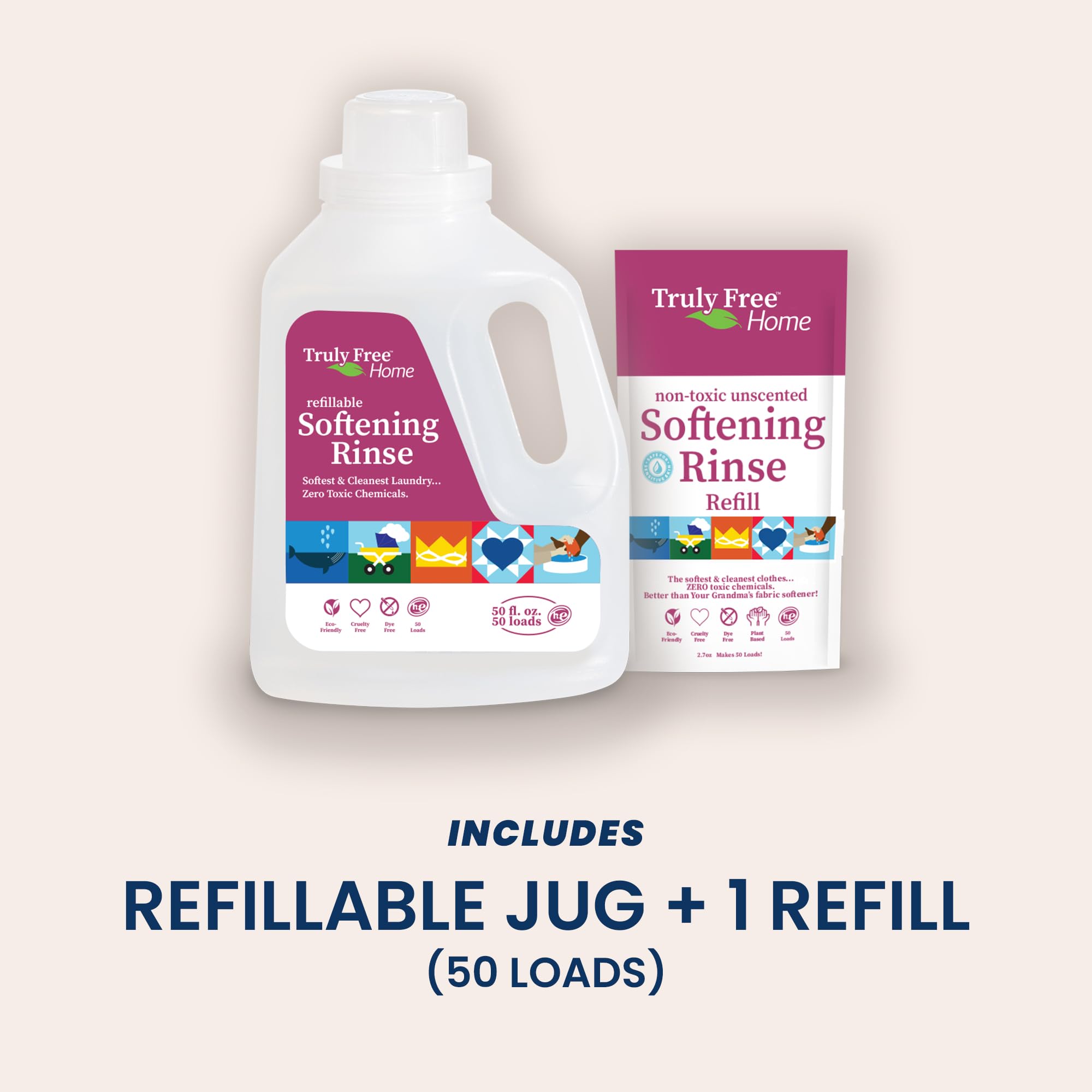 Natural Fabric Softener (50 Fl Oz)