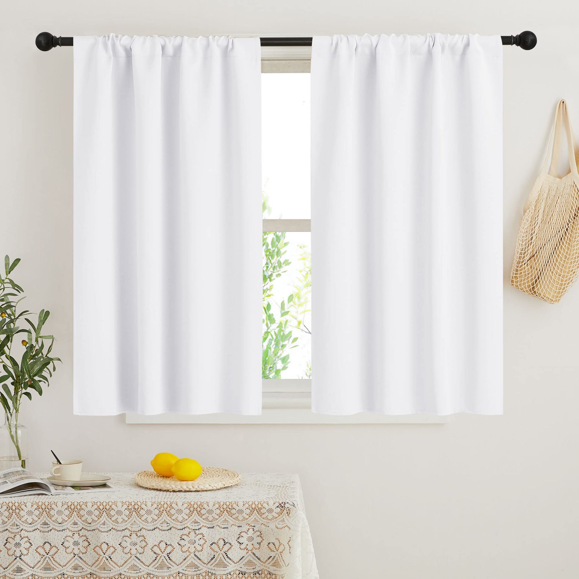 Short Curtains for Bedroom (2 Count)