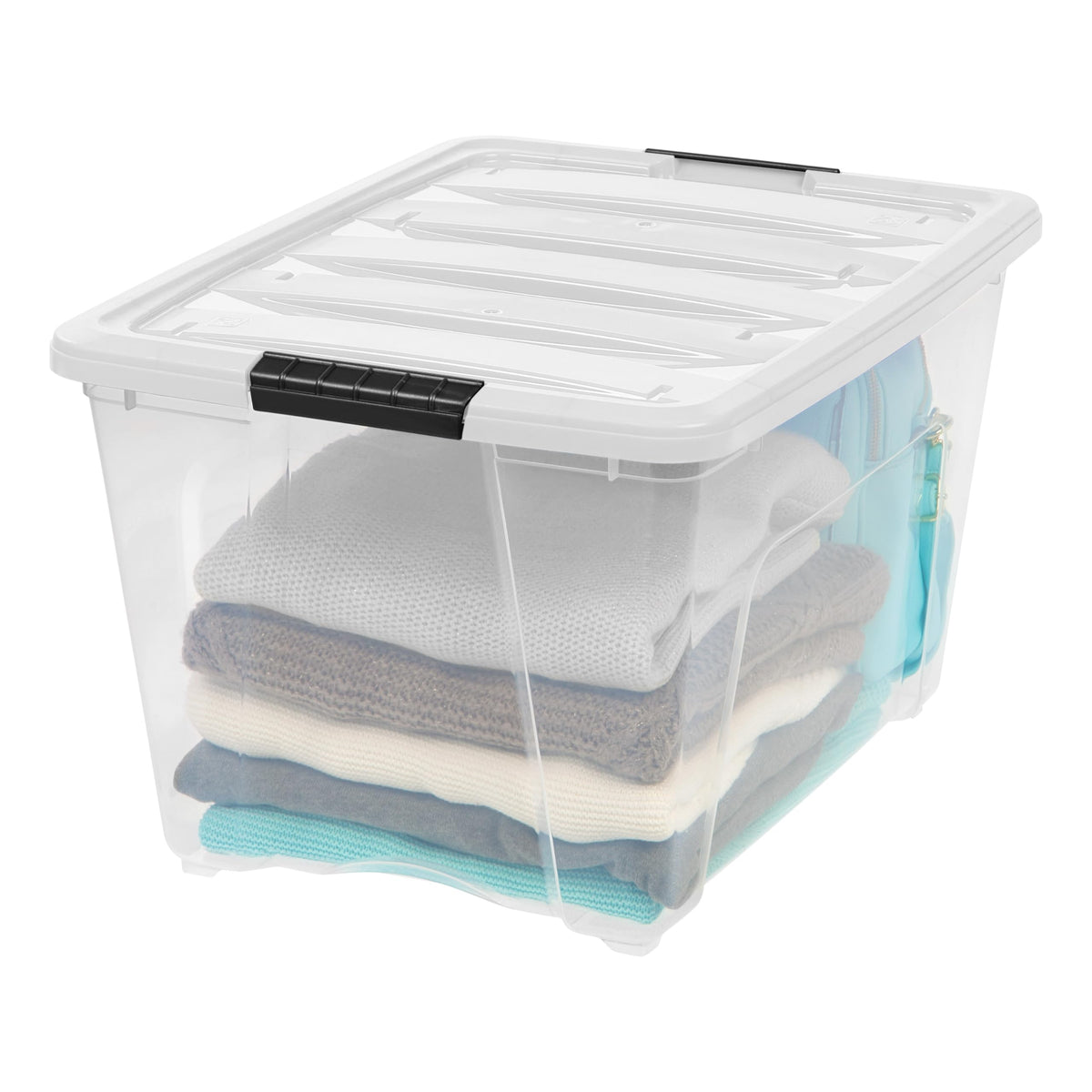 54 Qt Storage Bins with Lids (6 Count)