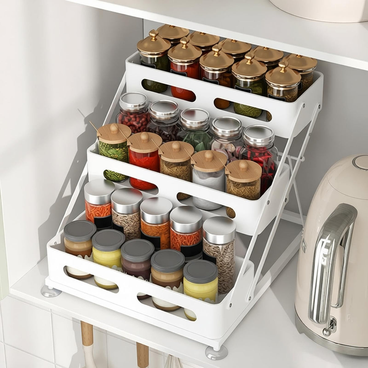 3 Tier Foldable Spice Rack