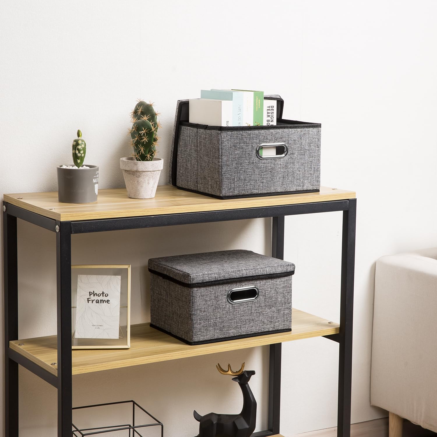 Storage Bins with Lids [3 (3 Count)