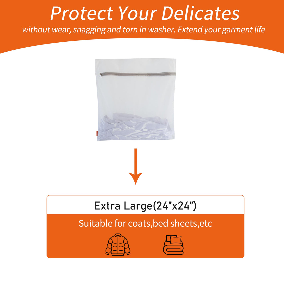 Mesh Laundry Bags 2 Pack (2 Count)